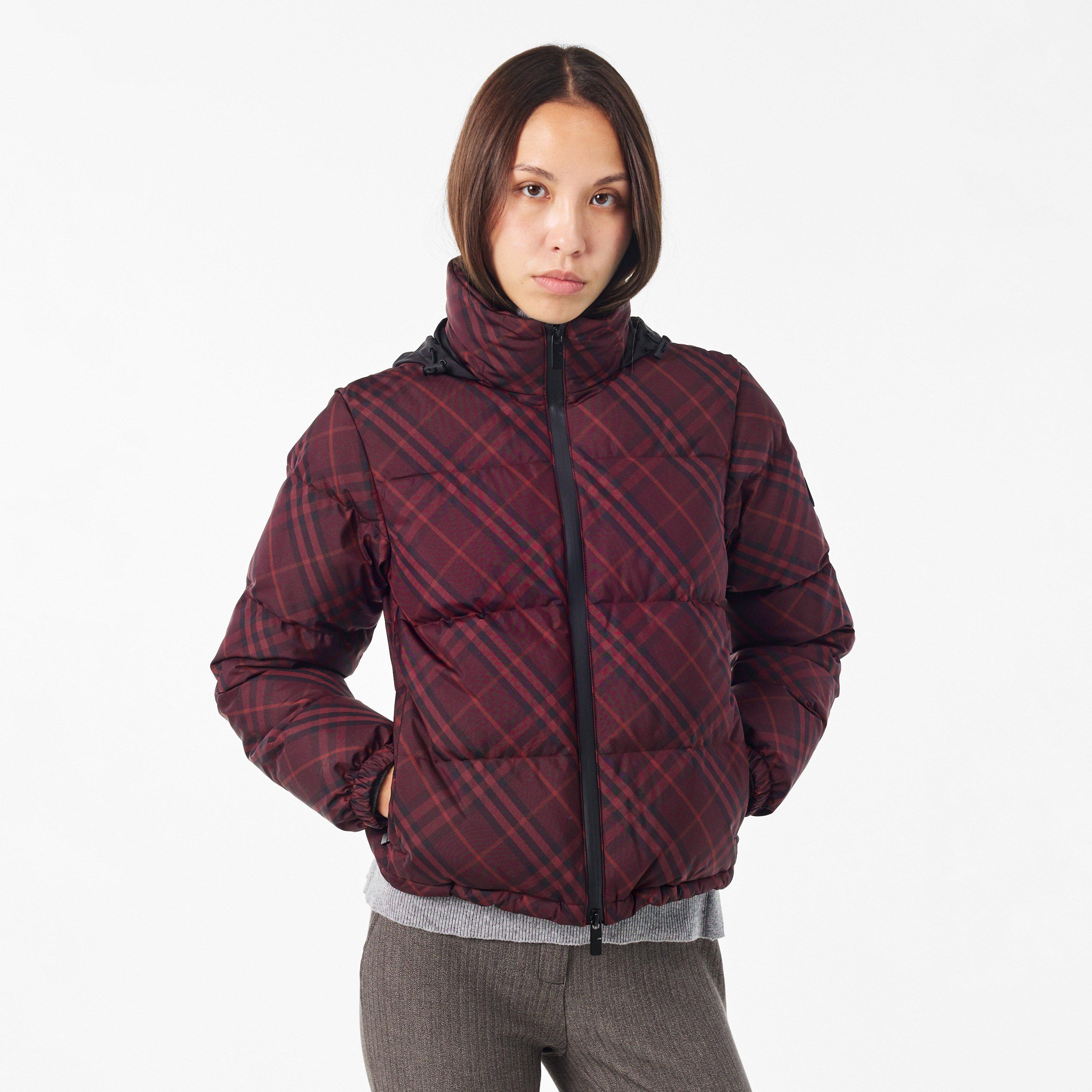 WINE RED - Burberry - Women's Ambleside Diamond Quilted Jacket - 3