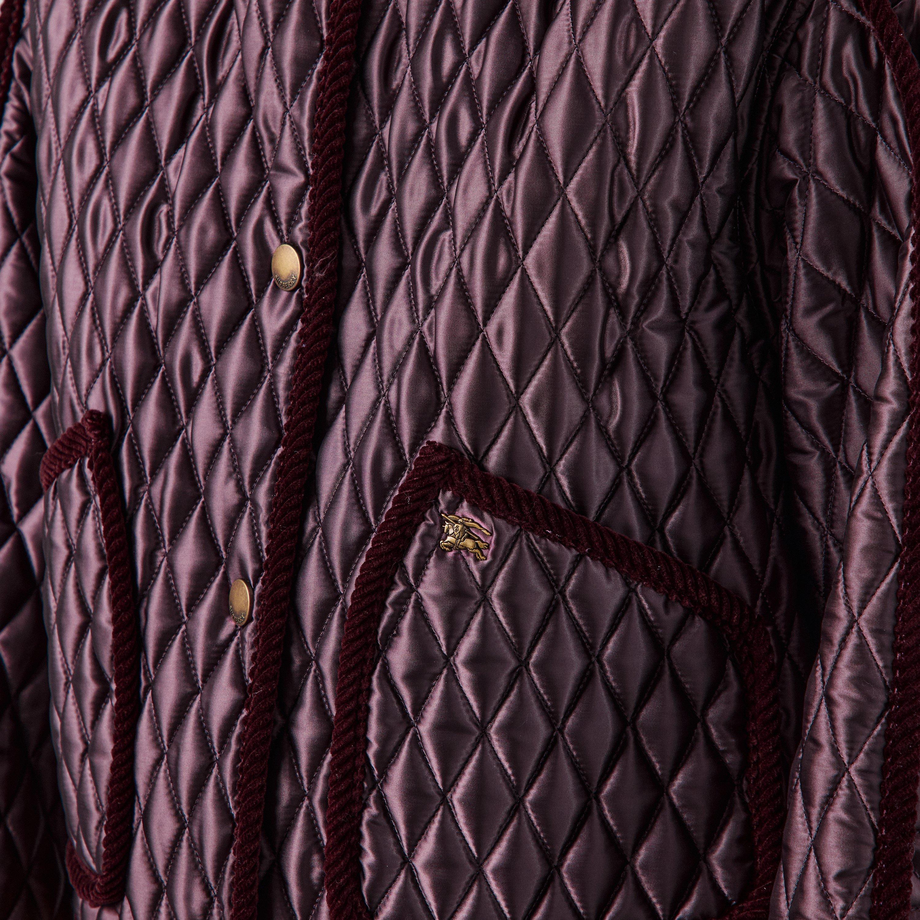 MAHOGANY - Burberry - Women's Floriston Diamond-Quilted Structured Quilted Jacket - 5