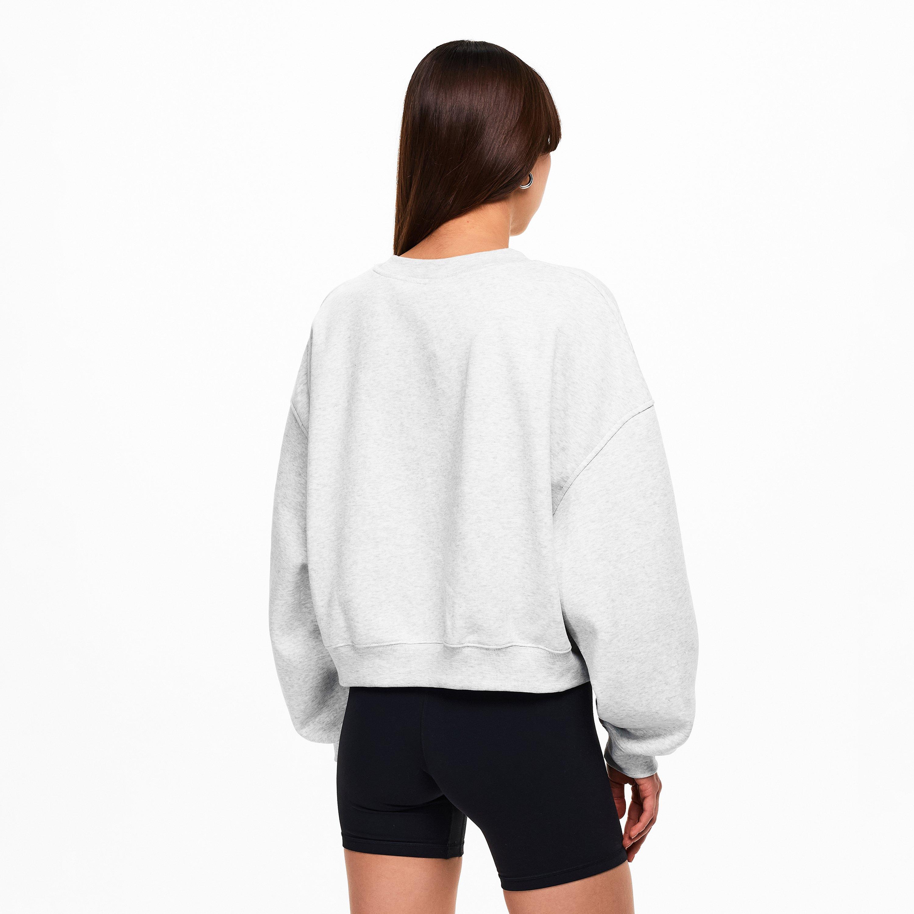 Light Grey - New Balance - Women's NBLS Heritage Crew Sweatshirt - 4