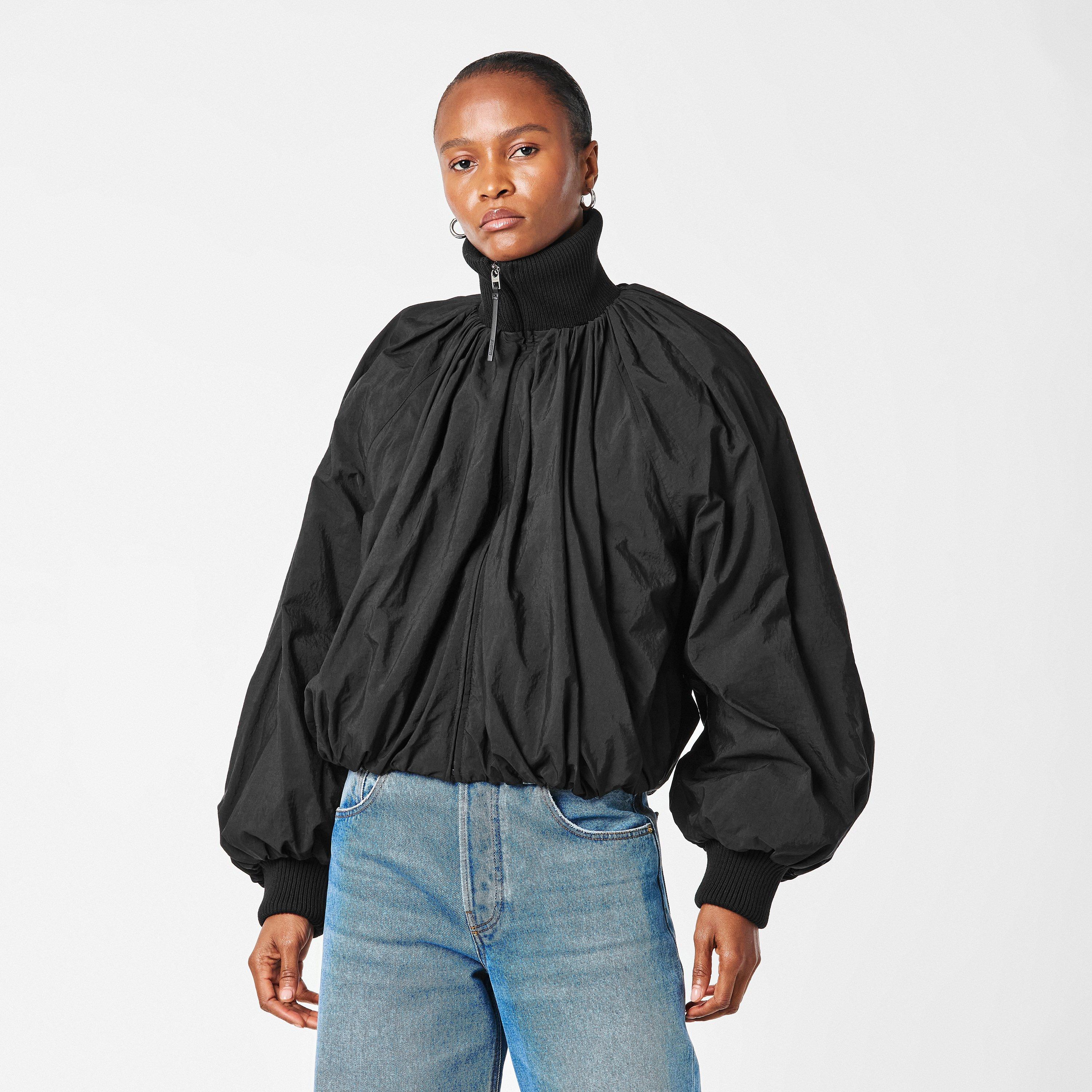 Black - Jacquemus - Women's Jacquard Bomber Jacket - 3