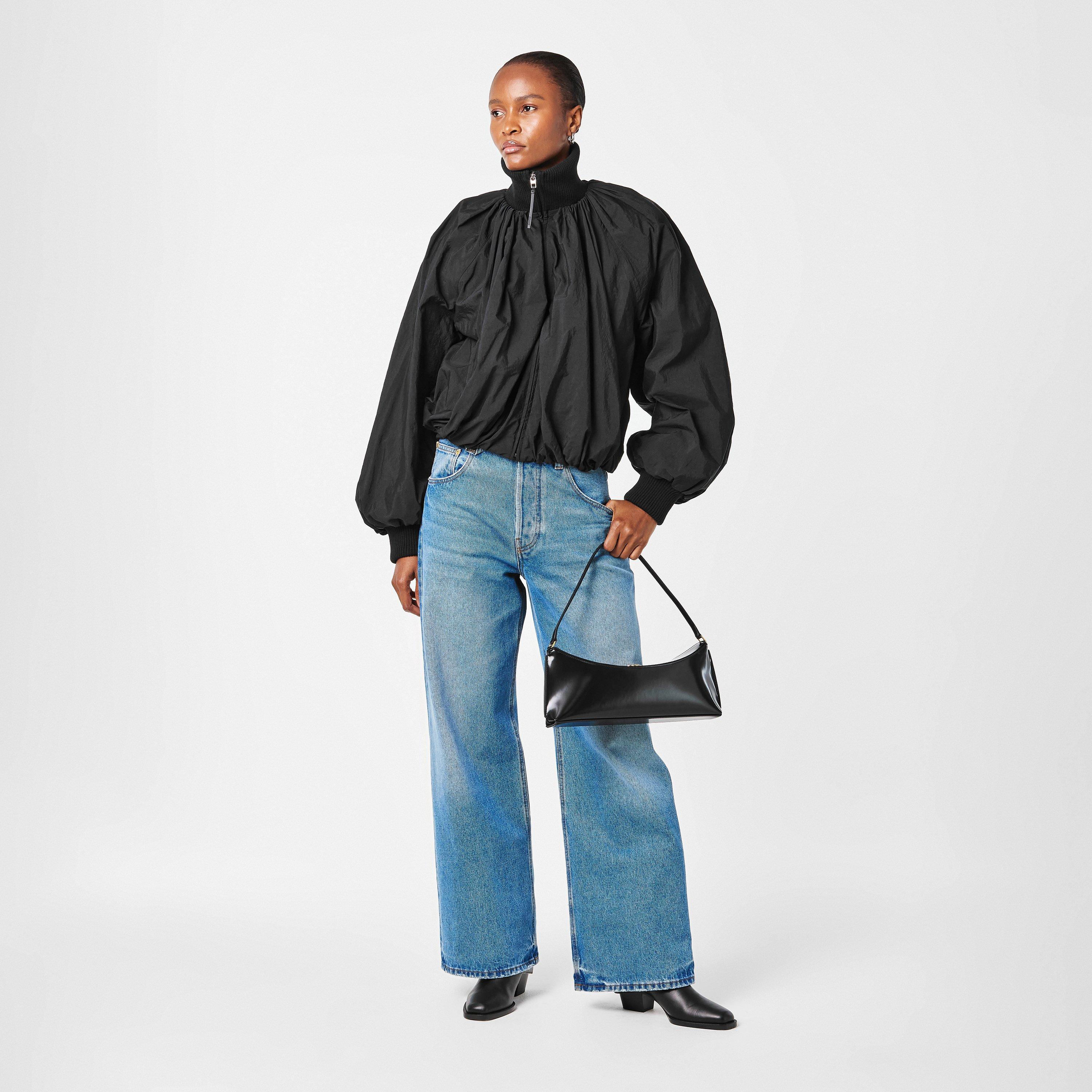 Black - Jacquemus - Women's Jacquard Bomber Jacket - 6