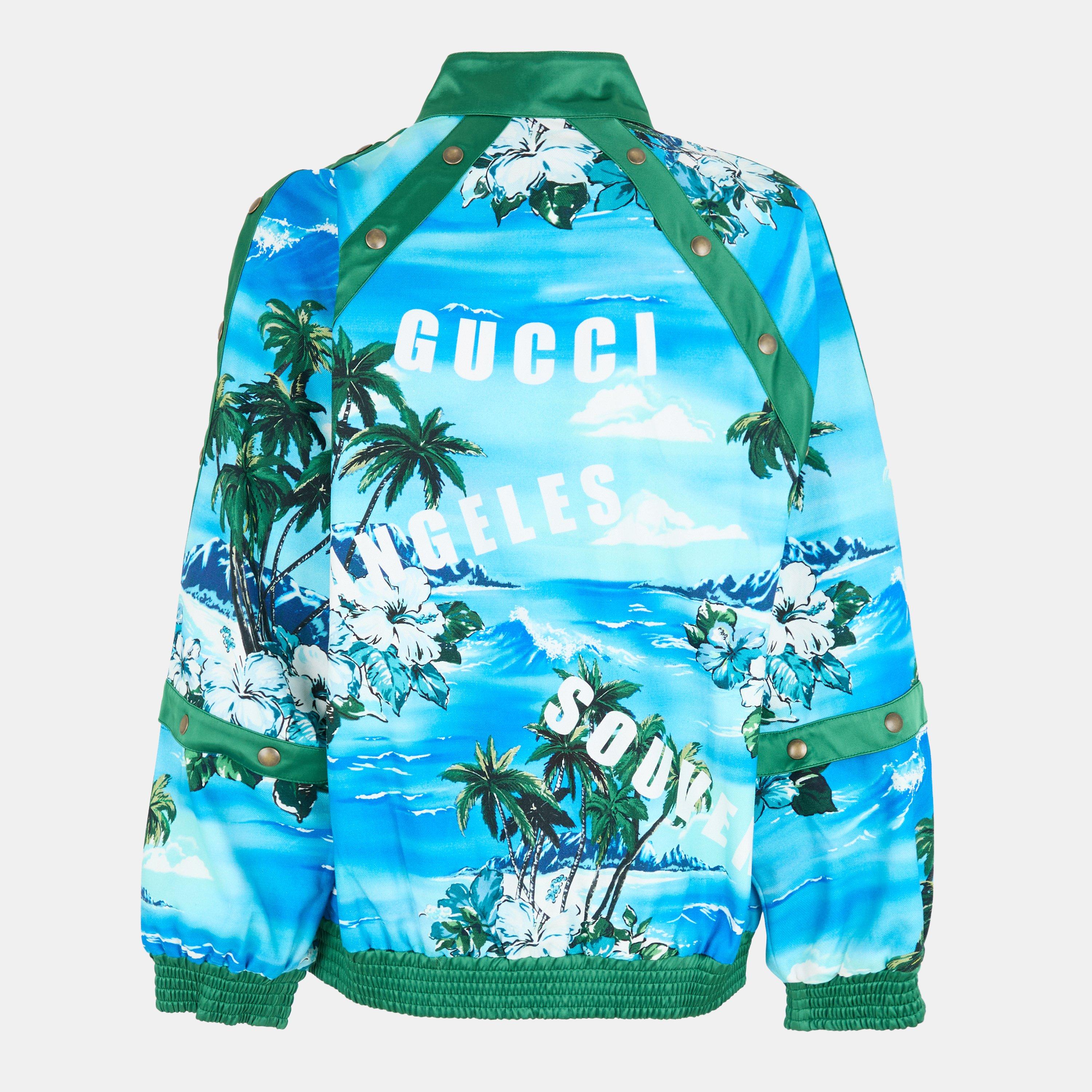 Blue/Green/Mc - Gucci - Women's Protective Softshell Jacket - 2