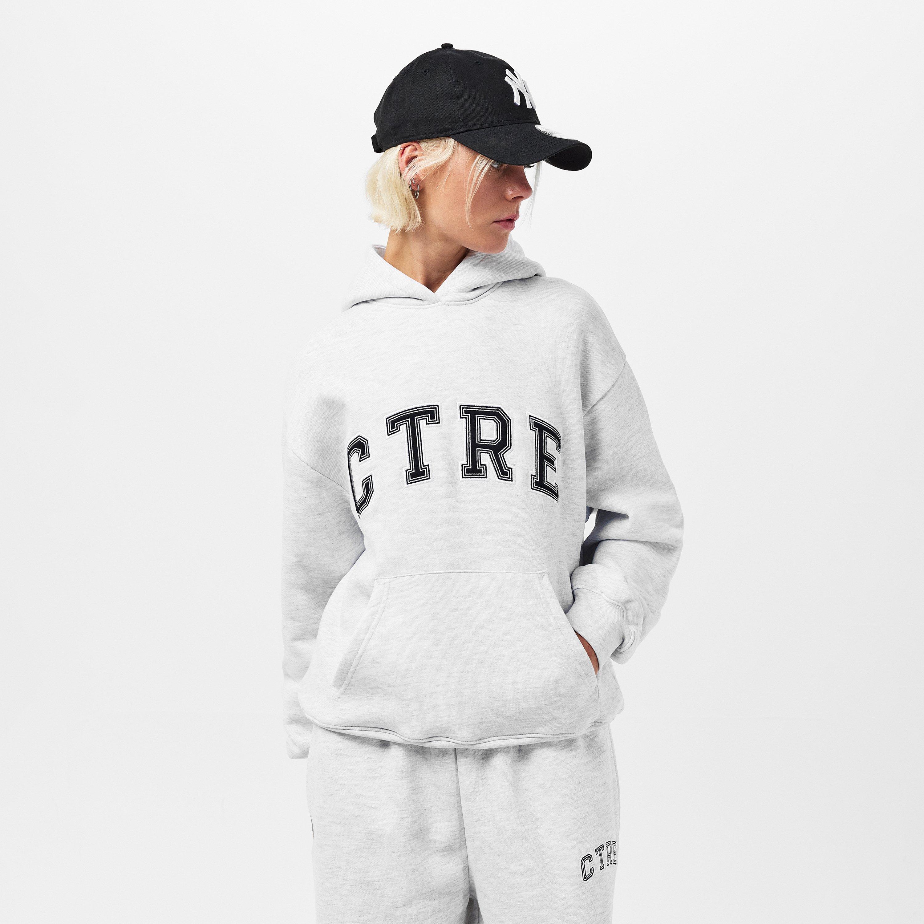 Grey - The Couture Club - Womens CTRE Oversized Hoodie - 3