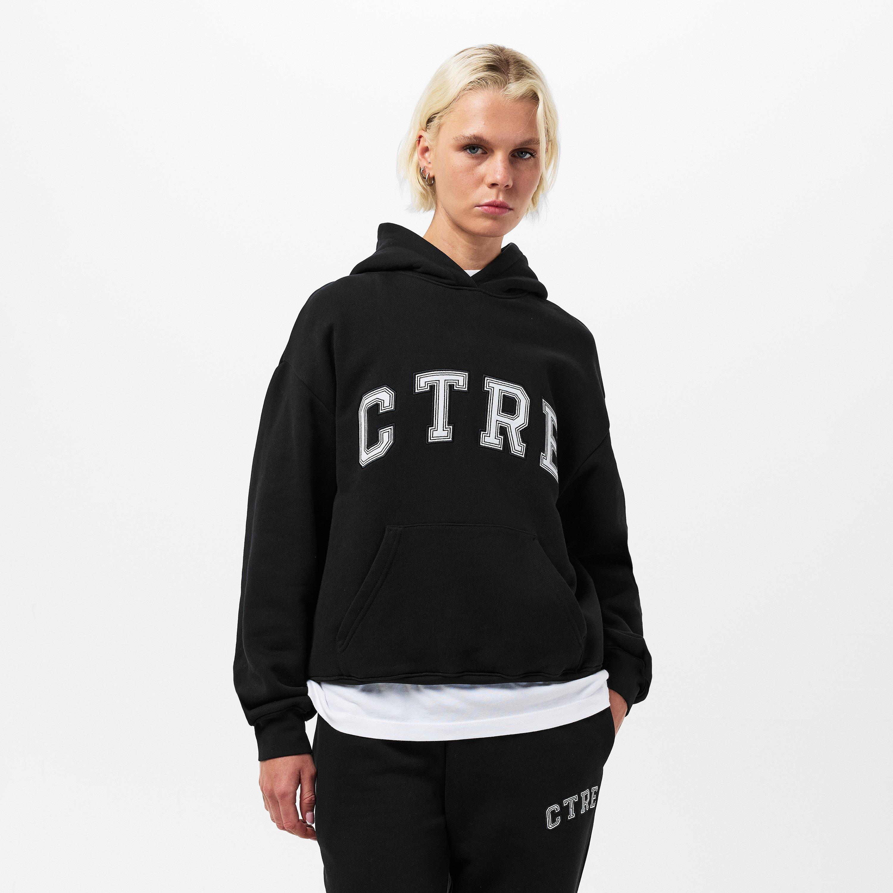 Black - The Couture Club - Womens CTRE Oversized Hoodie - 3