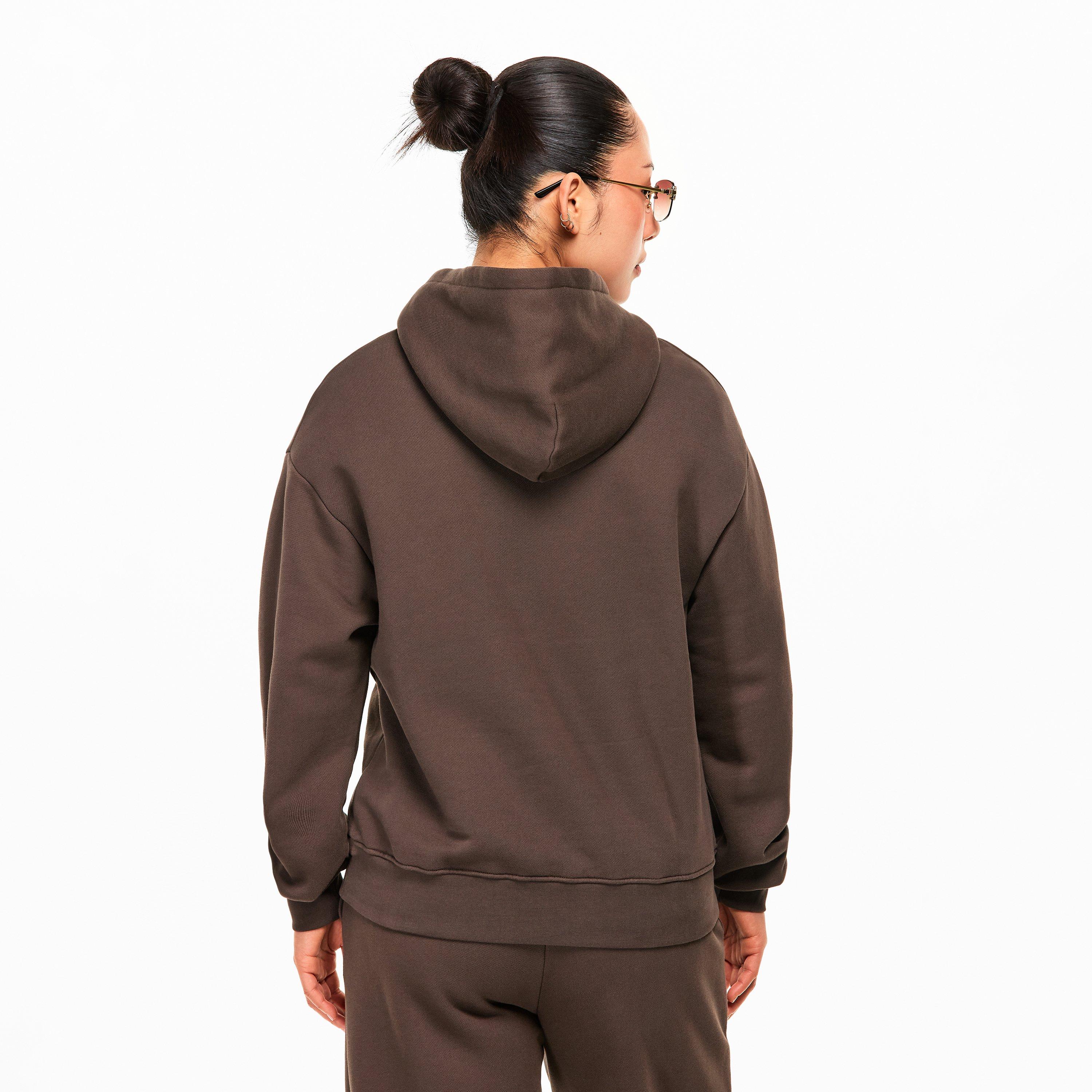 Brown - The Couture Club - Womens CTRE Oversized Hoodie - 4