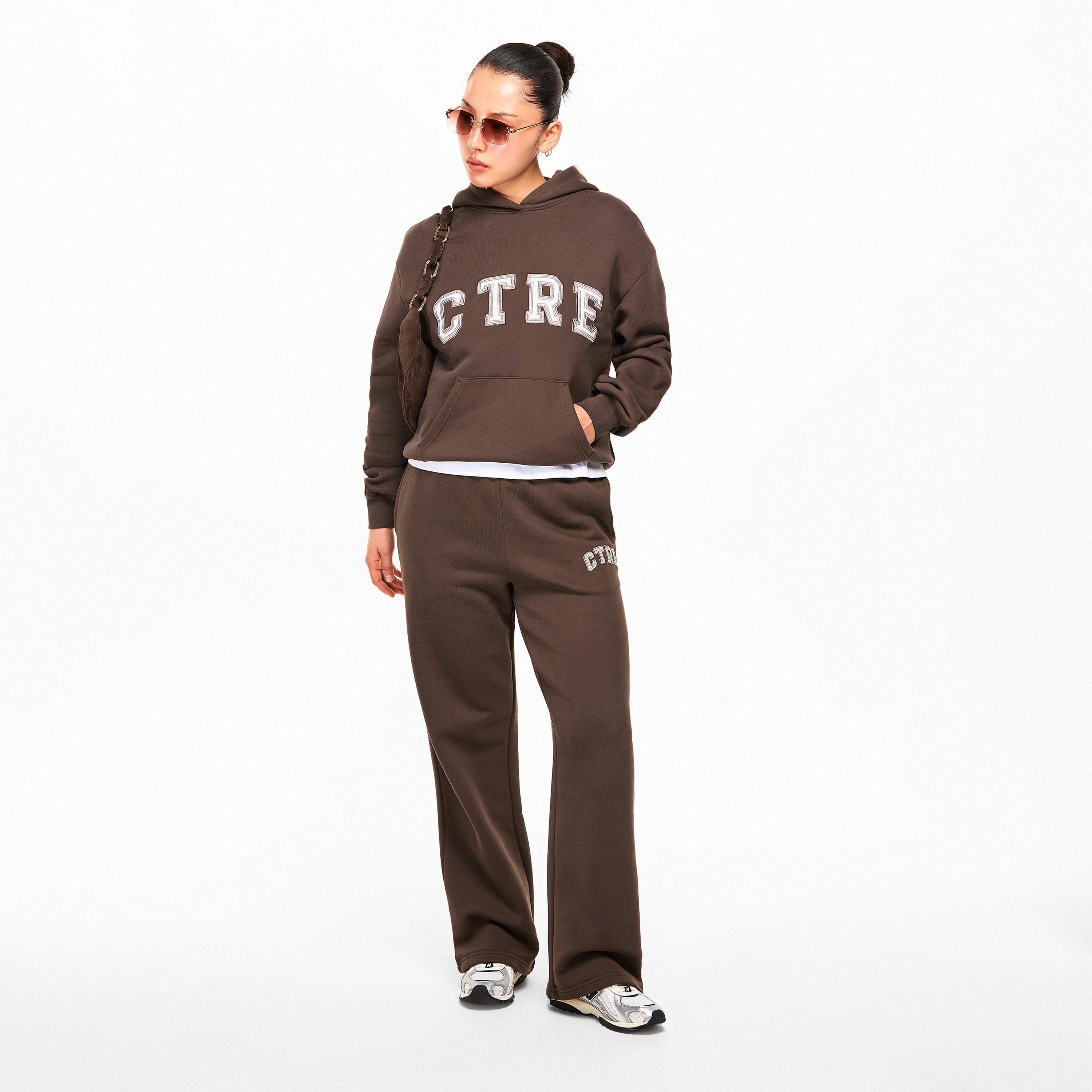 Brown - The Couture Club - Womens CTRE Oversized Hoodie - 6