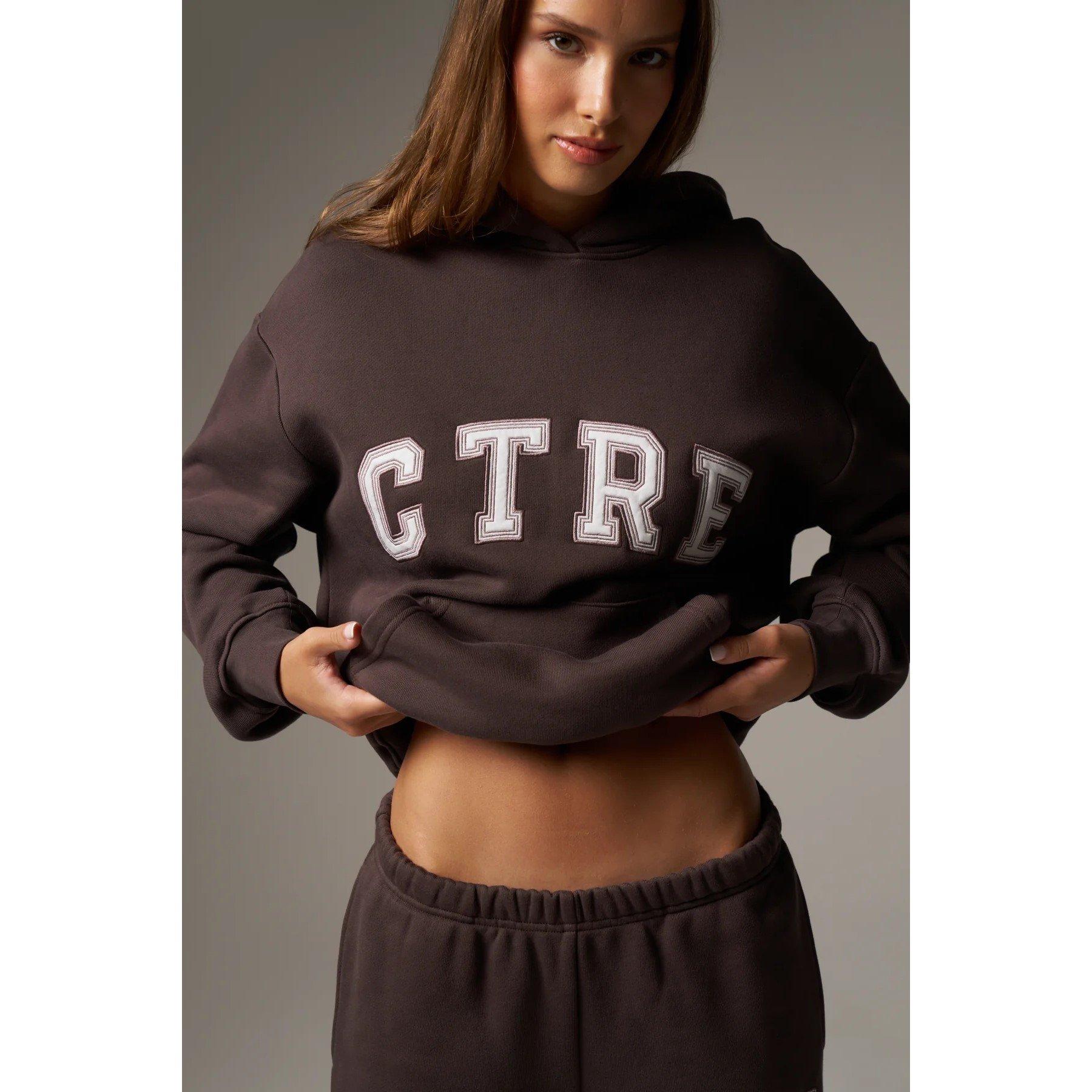 Brown - The Couture Club - Womens CTRE Oversized Hoodie - 5