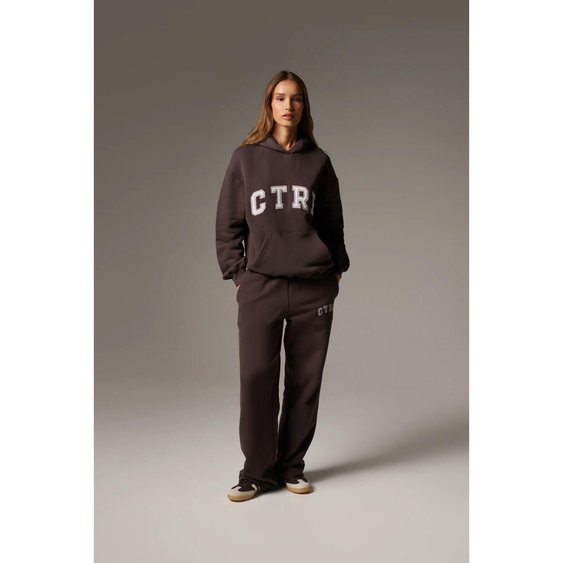 Brown - The Couture Club - Womens CTRE Oversized Hoodie - 6