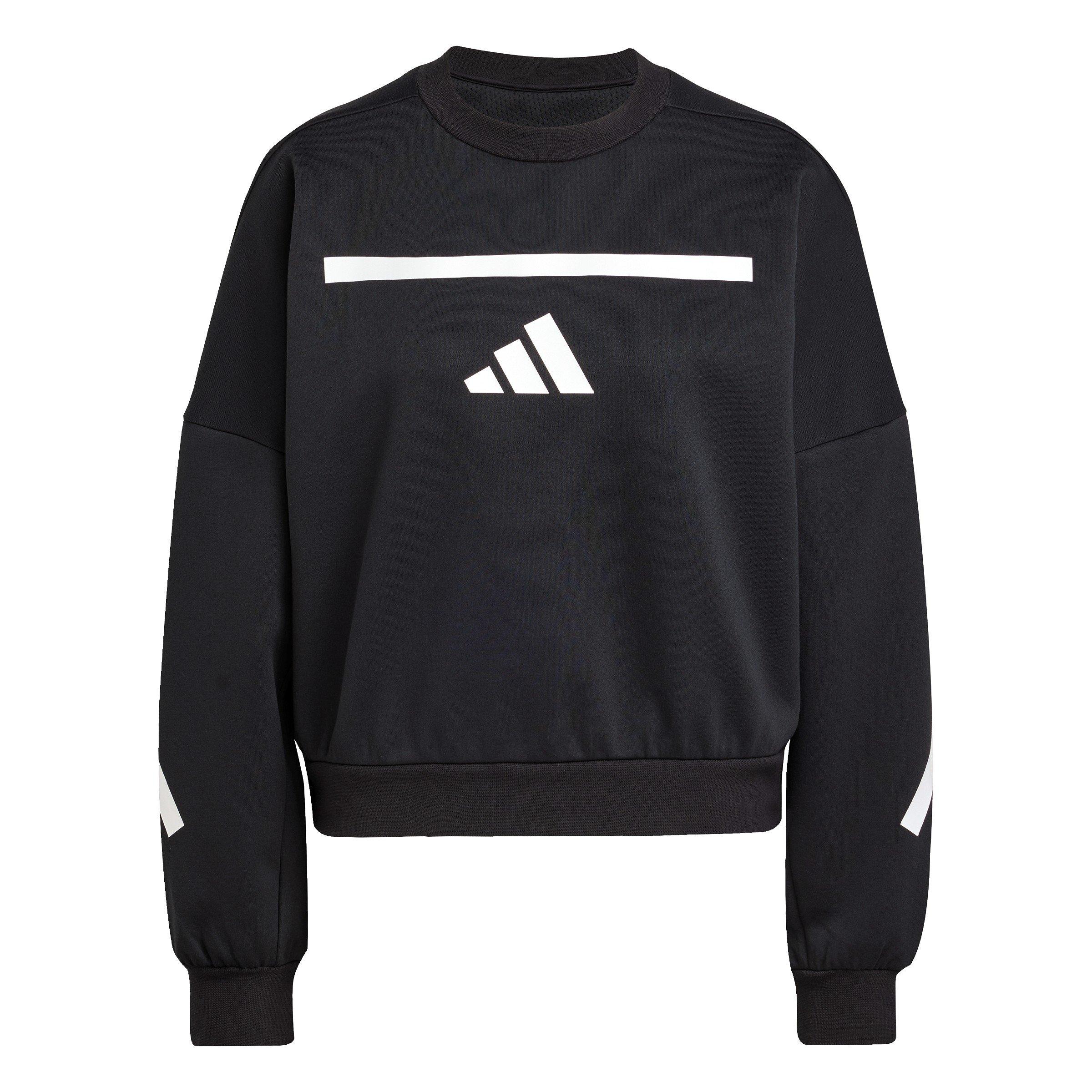 Adidas Women's W Z.n.e. Sweater Crew Sweatshirt - Black - 16 (XL)