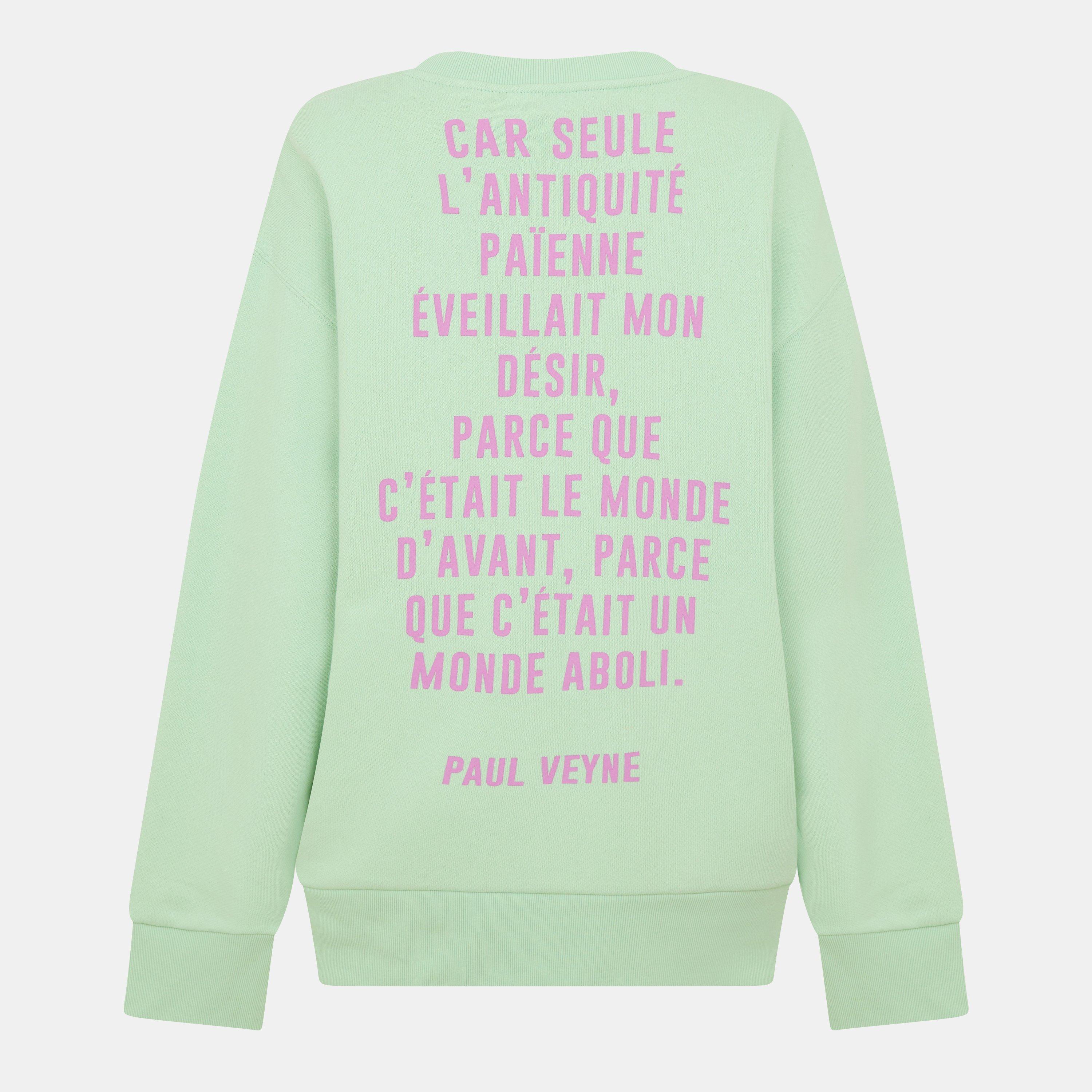 Light Mint/Mc - Gucci - Women's Crew-Neck Soft Knit Crew Sweatshirt - 2