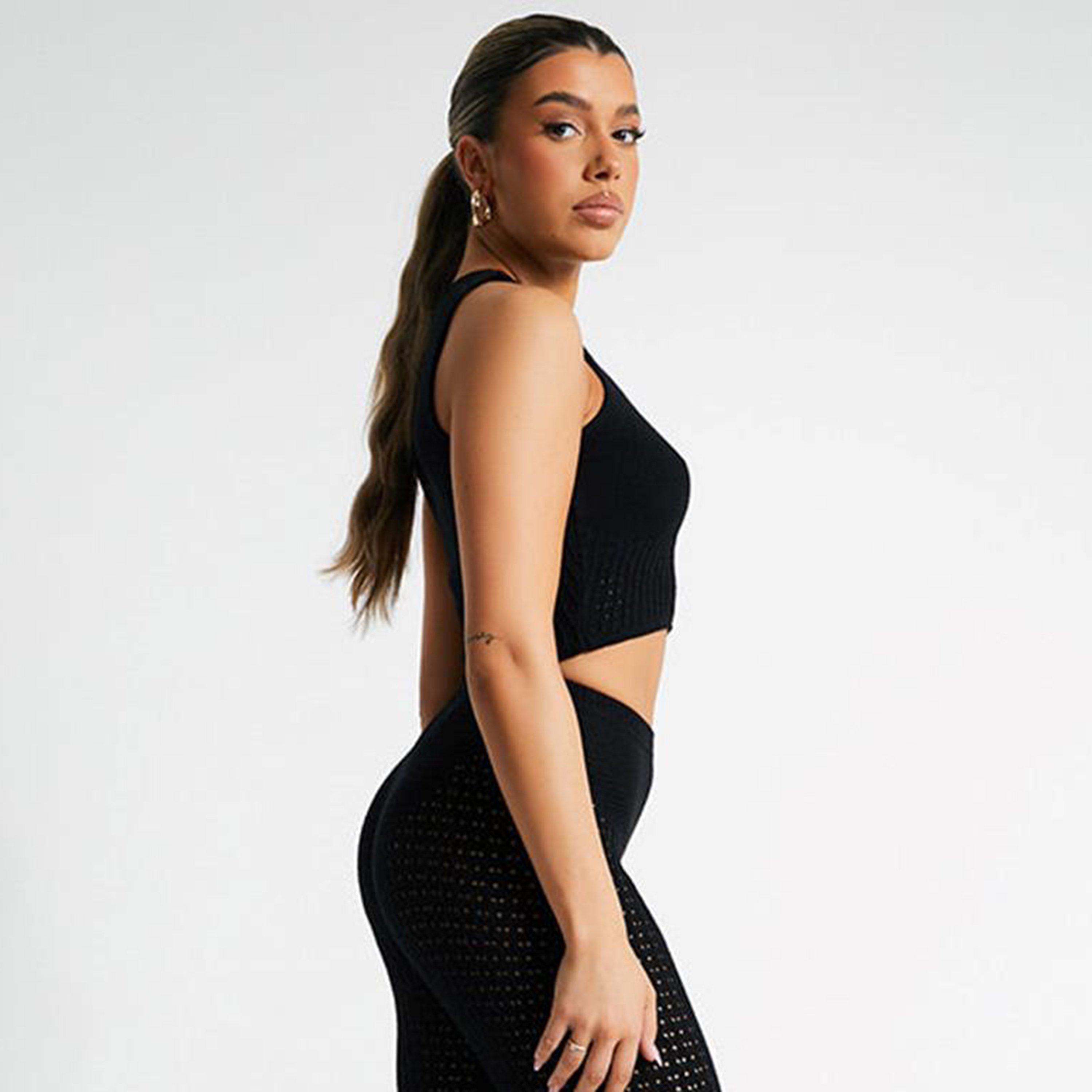 Black - I Saw It First - ISAWITFIRST Kniited Bust Detail Top Co-Ord - 3