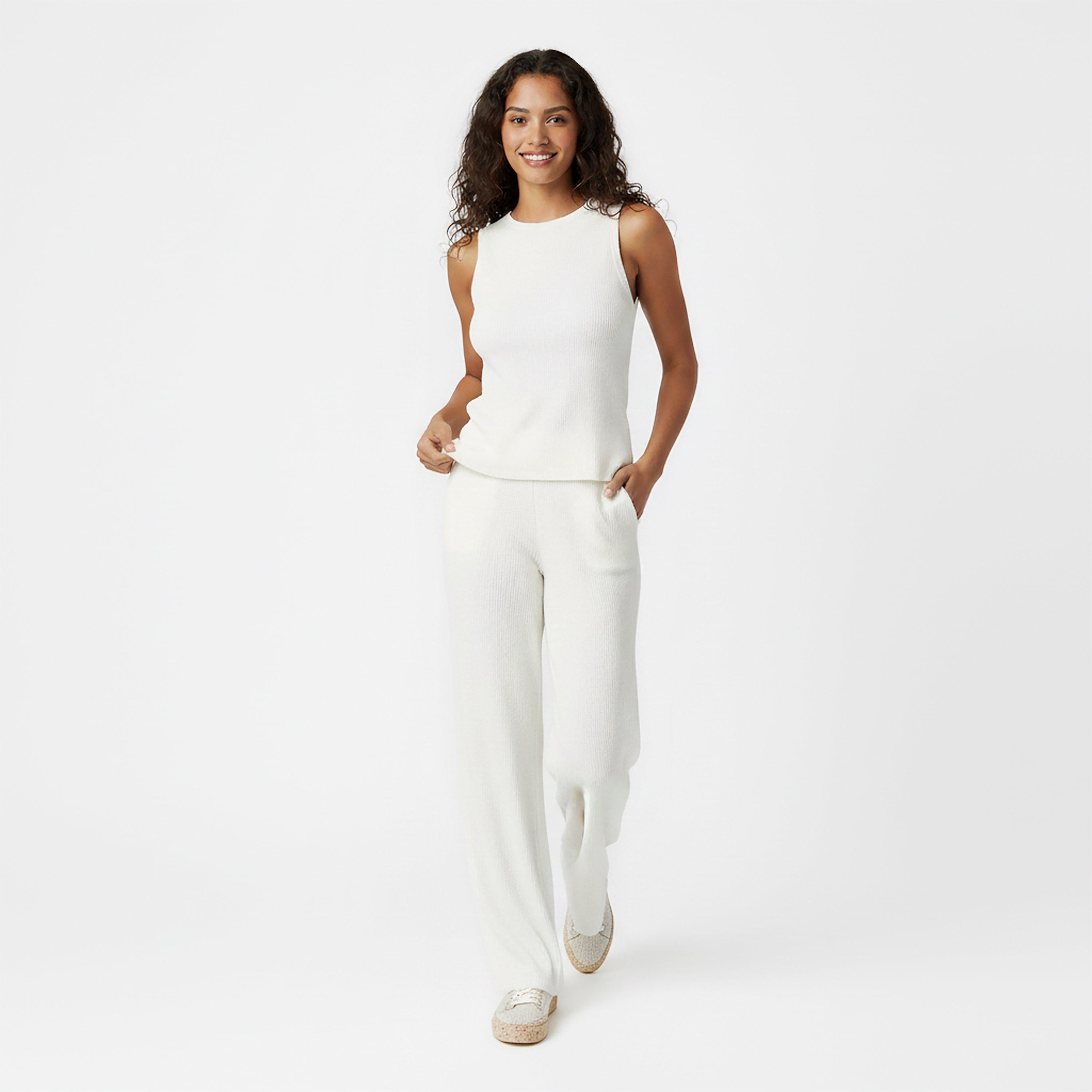 Vintage White - Jack Wills - Women's Knitted Sweater Vest - 5