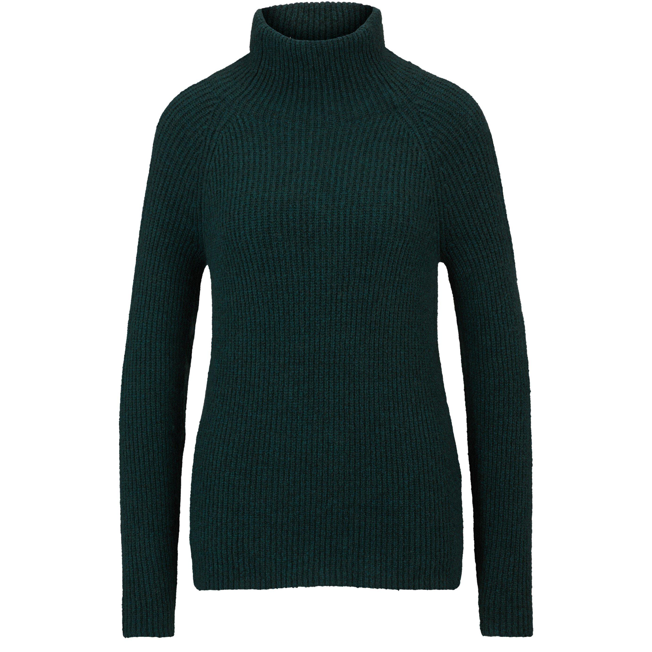 Boss Women's Falodan Crew Sweatshirt - Dark Green - Size 10 (M)