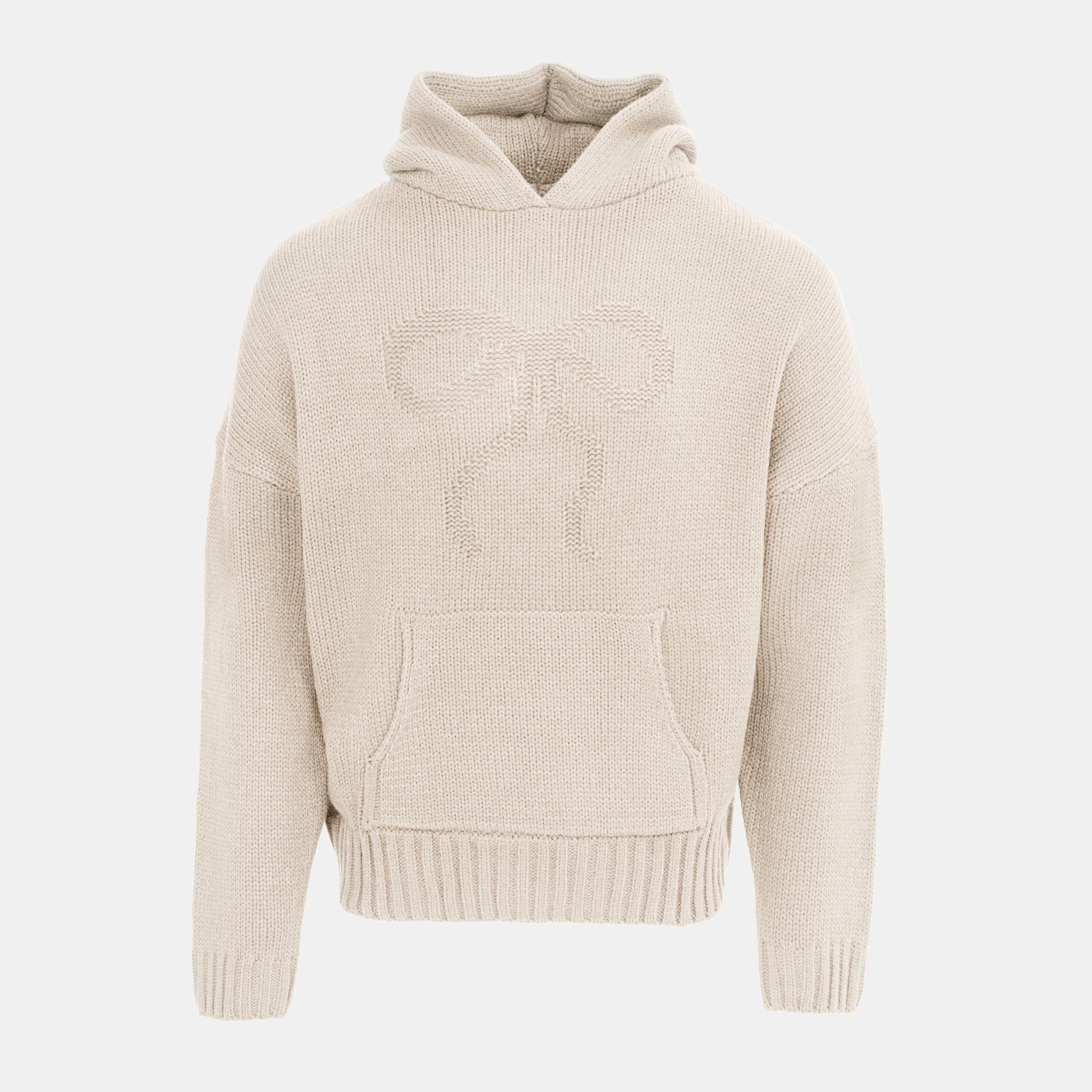 Cream - Miso - Miso Bow Knit Hood Ld54 - 1