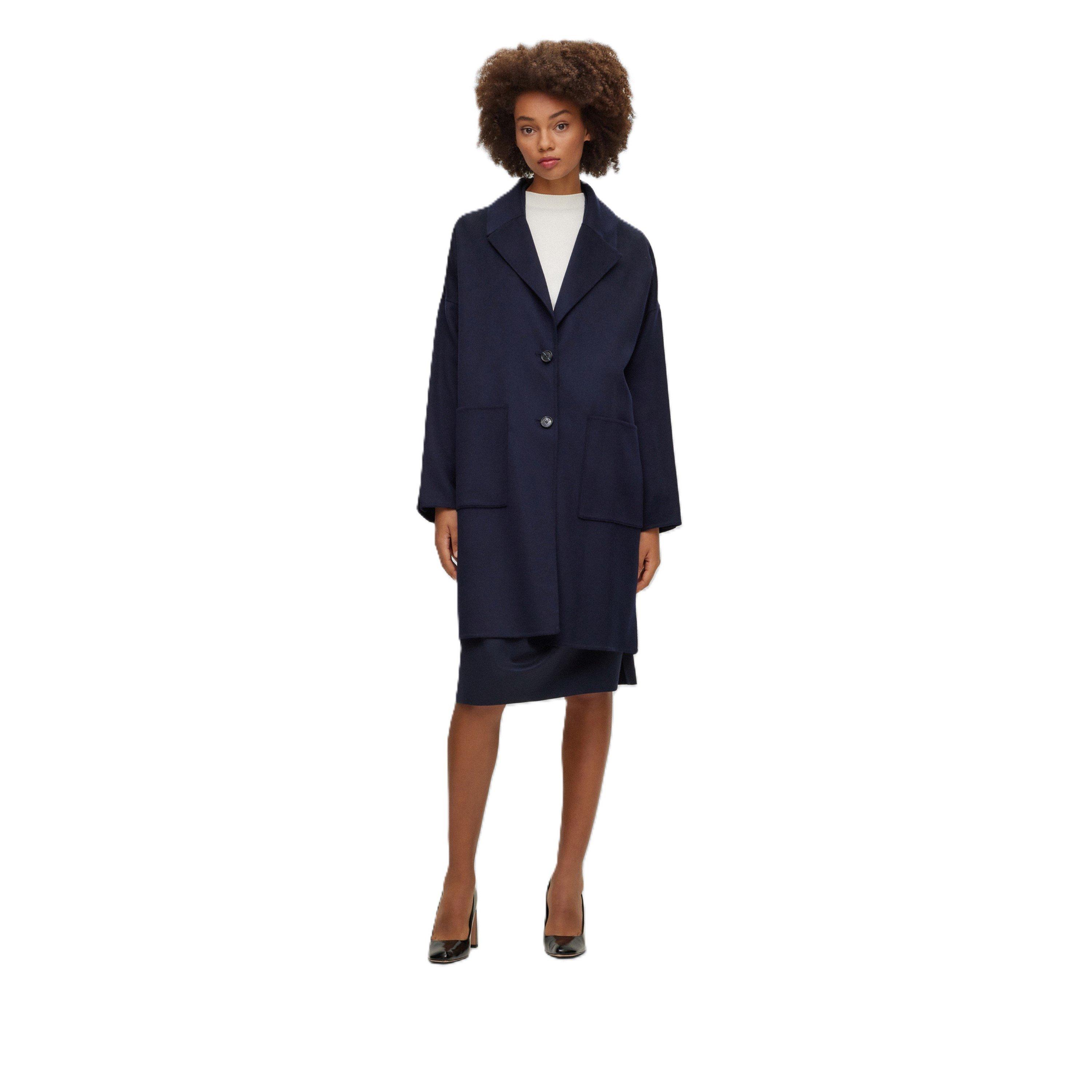 Dark Blue - Boss - Women's Cattina Overcoat - 1