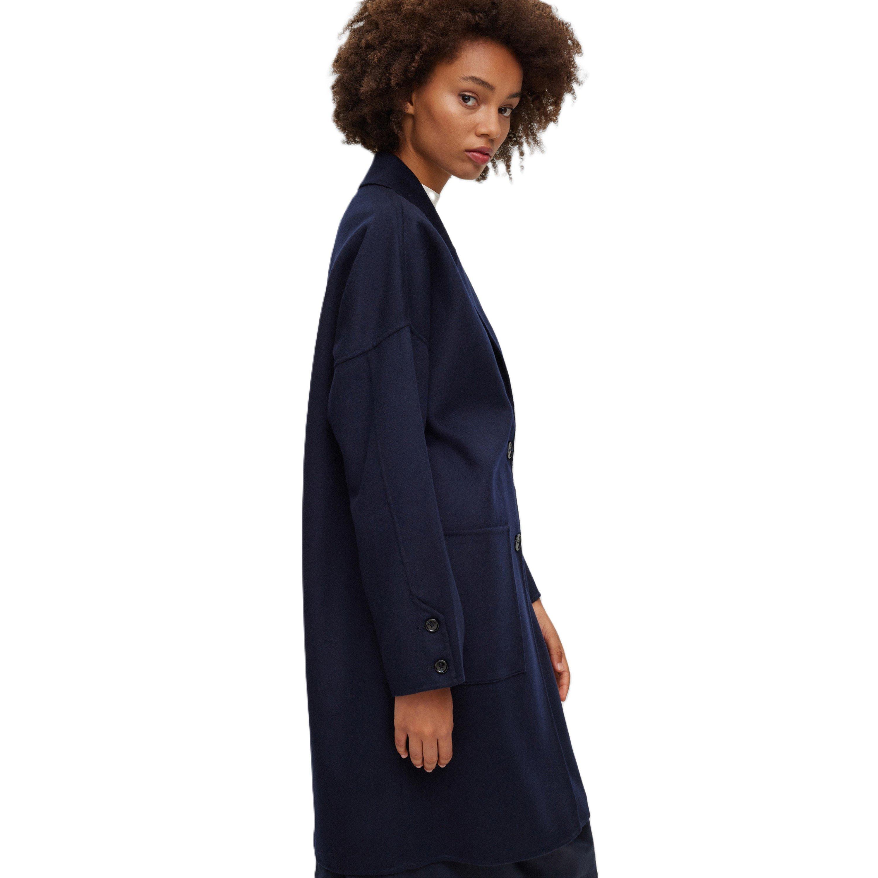 Dark Blue - Boss - Women's Cattina Overcoat - 3