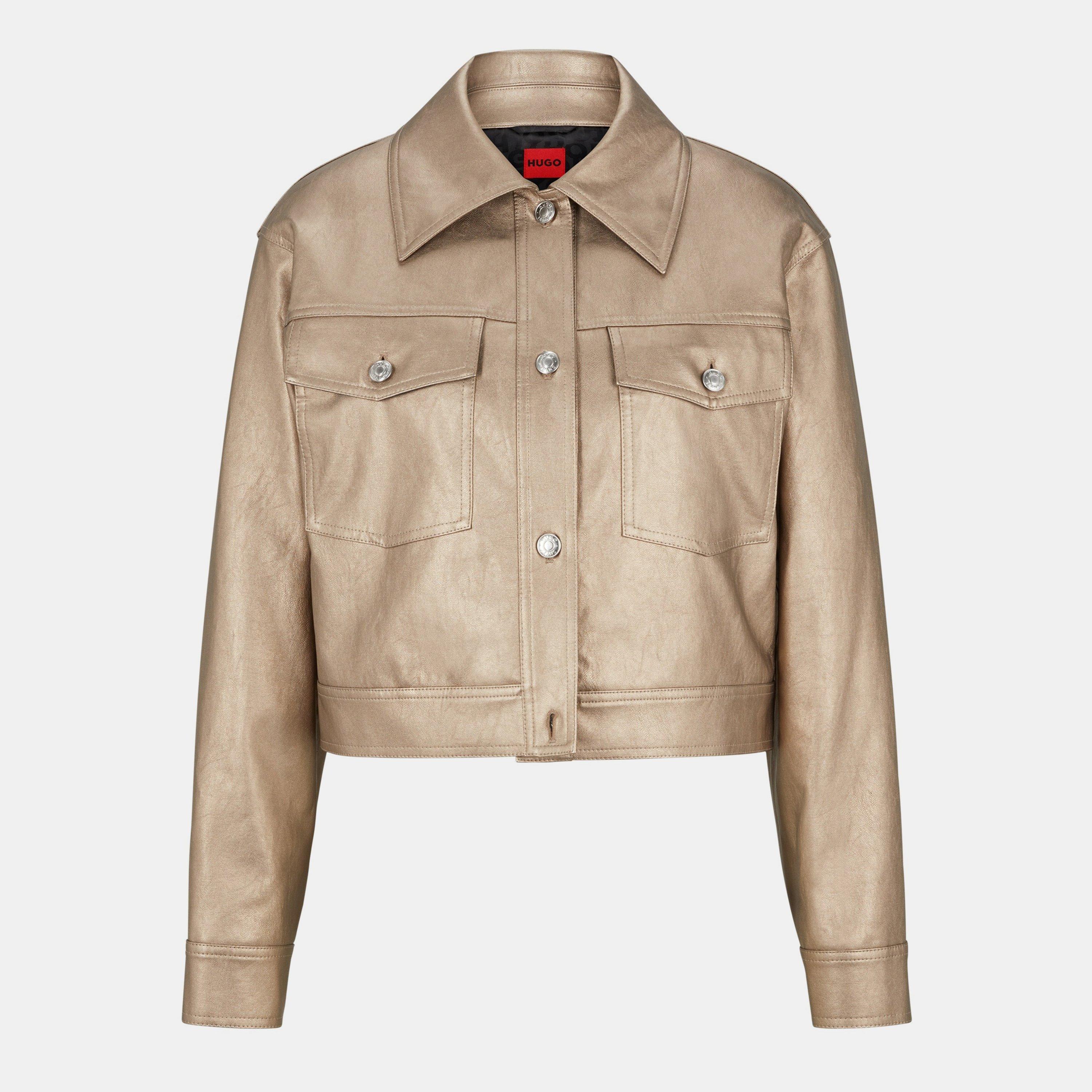 Gold - Hugo - Women's Akula Overshirt