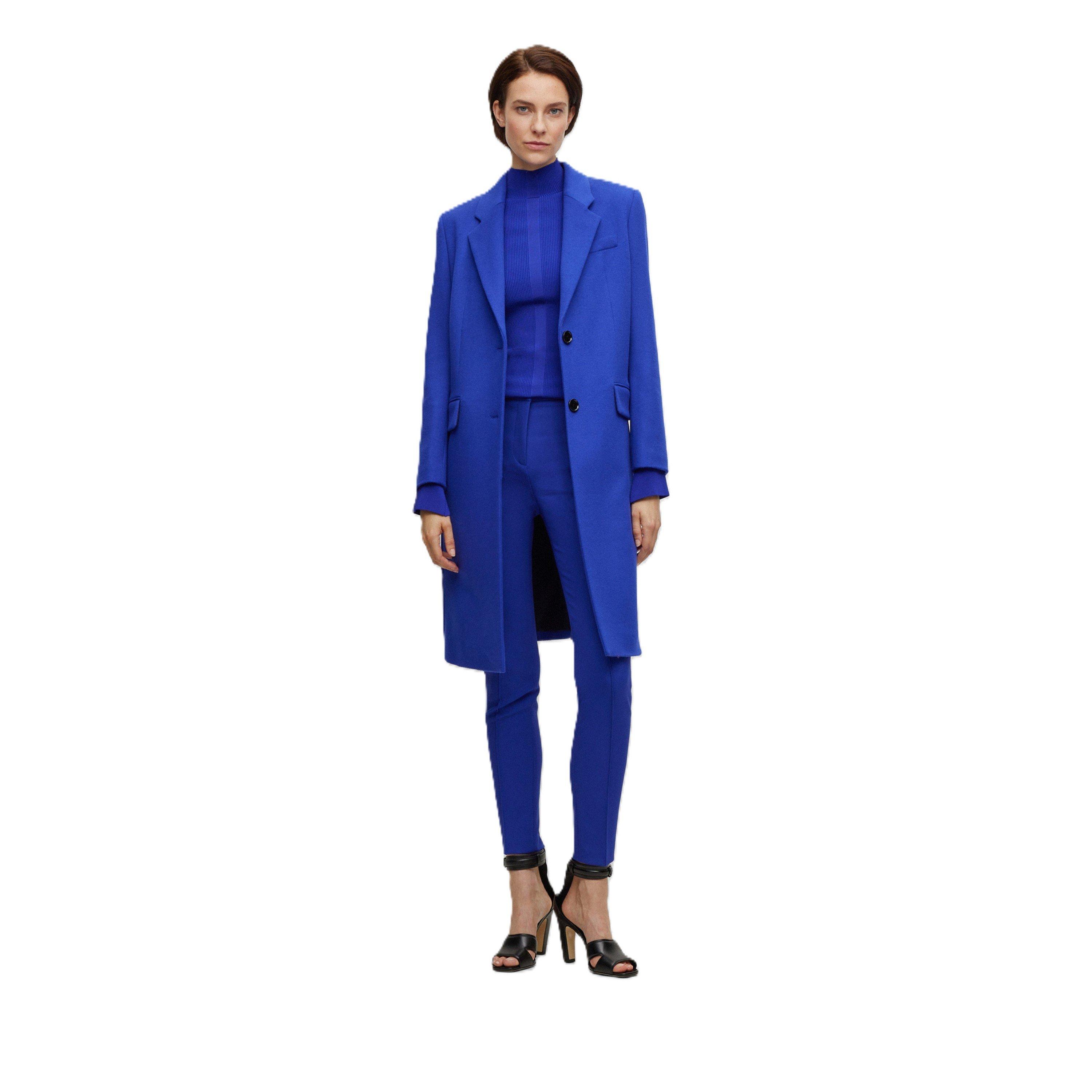 Boss Women's Catara Formal Coat - Blue - 6 (XS)