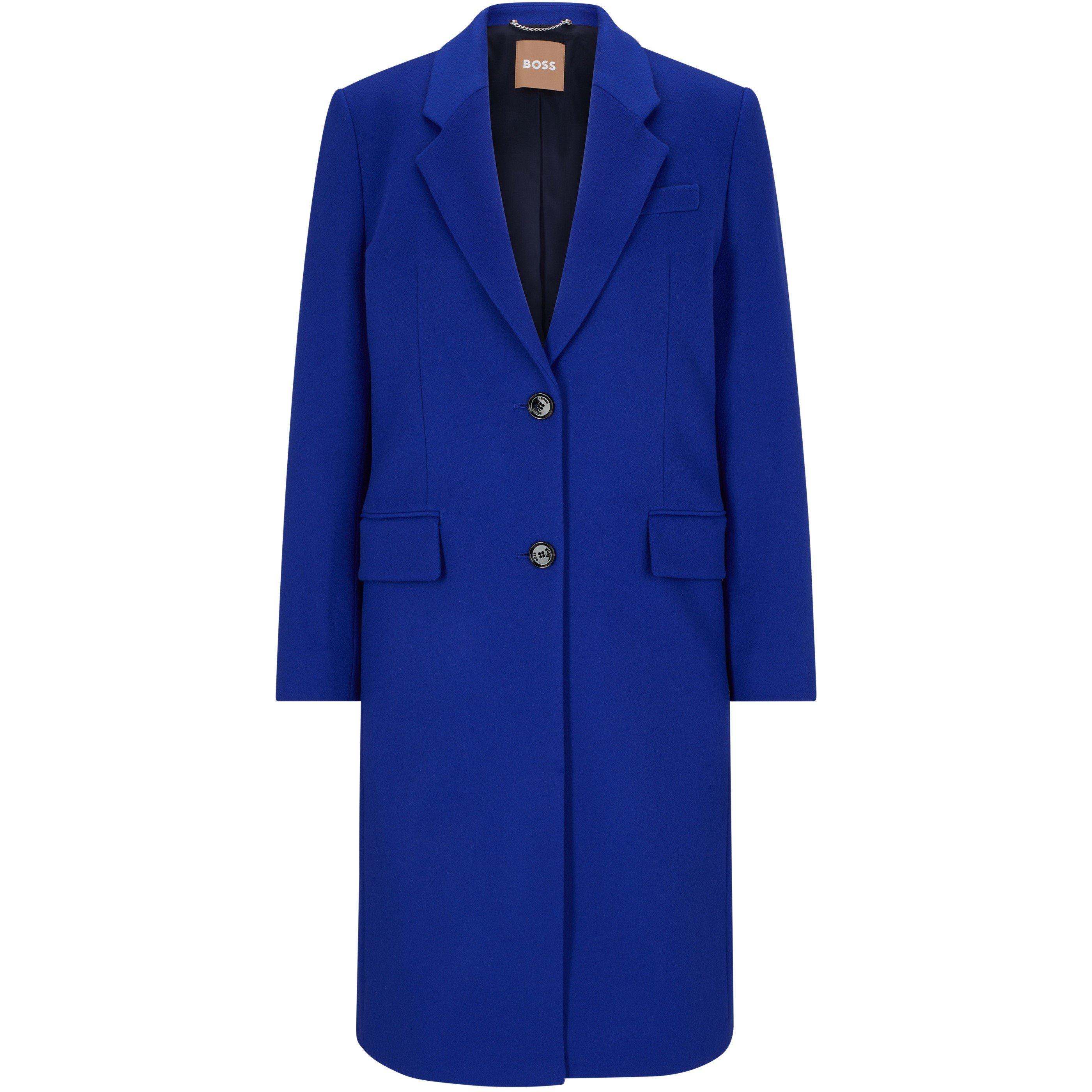 Blue - Boss - Women's Catara Formal Coat - 4