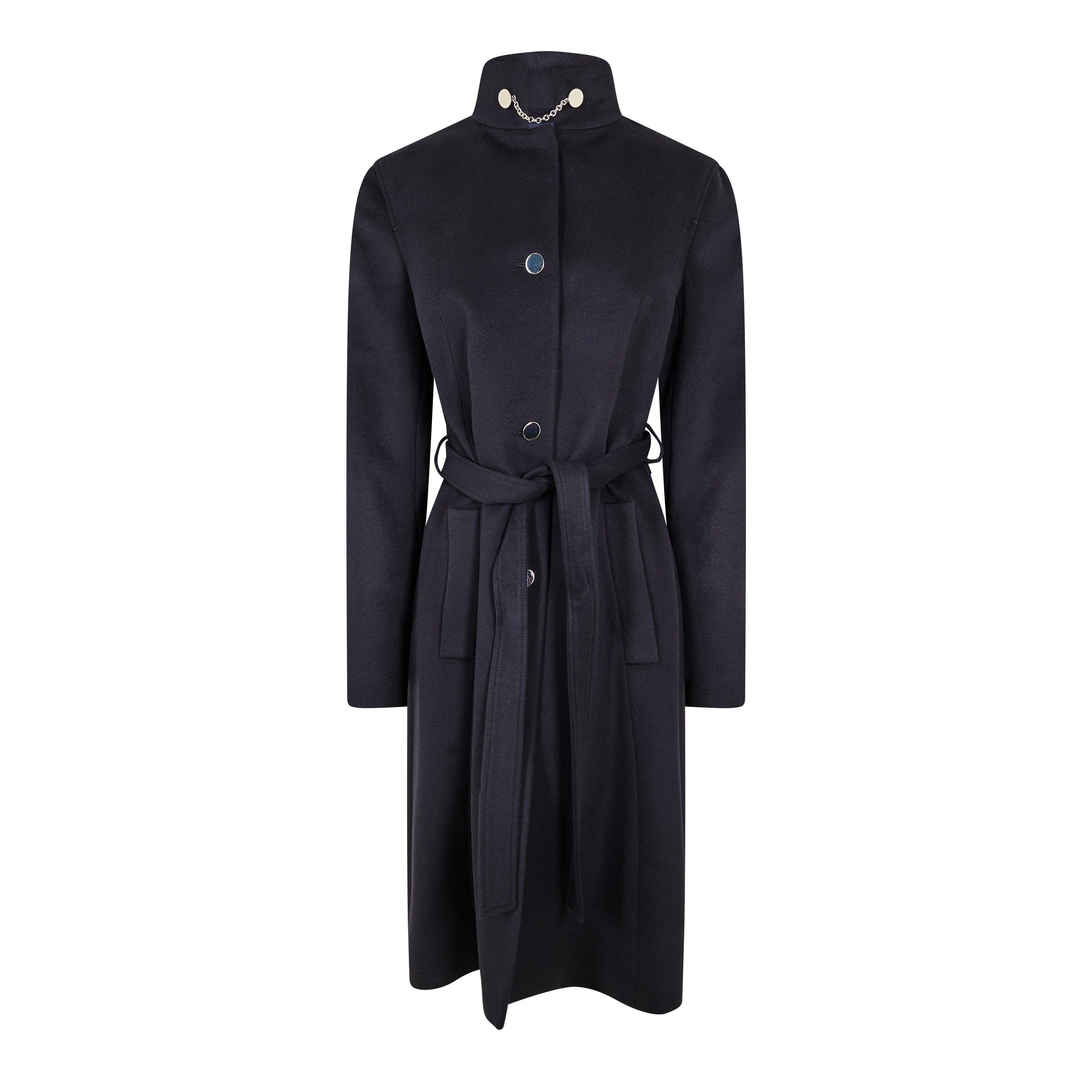 Boss Women's Casenova Trench Coat - Dark Blue - 12 (L)