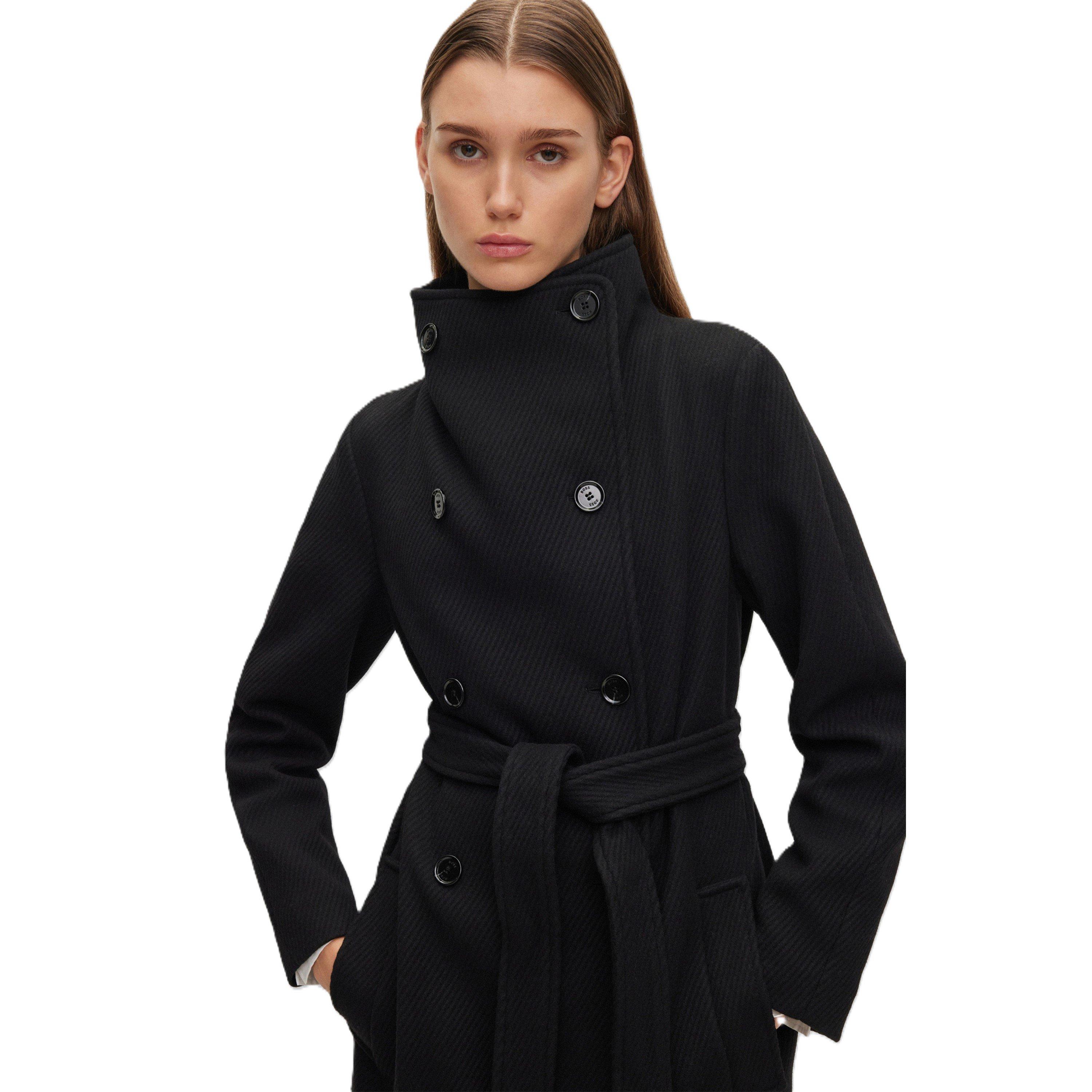 Black - Boss - Women's Cedandy1 Formal Coat - 3