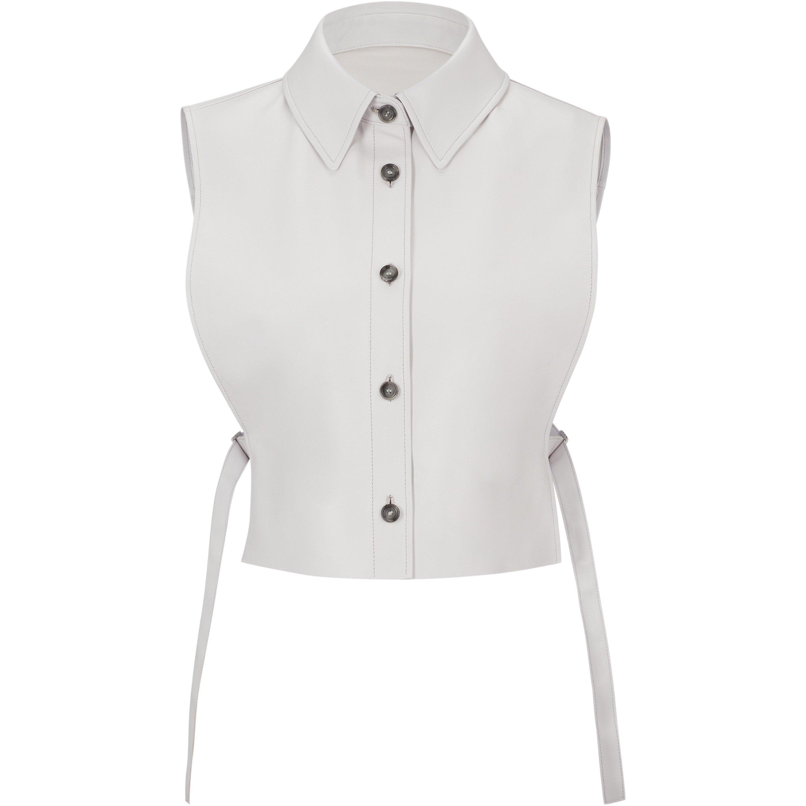 Pink - Boss - Women's Siblu Leather Structured Fit Jacket - 3