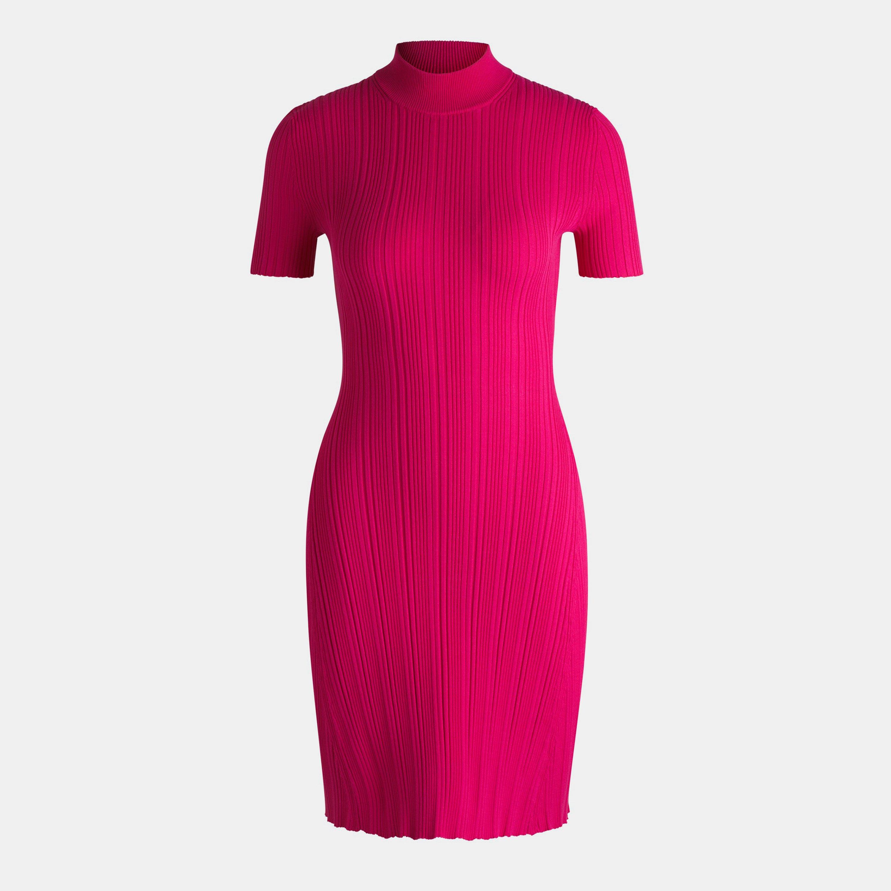 Bright Pink - Hugo - Women's Sareply Knitted Tops