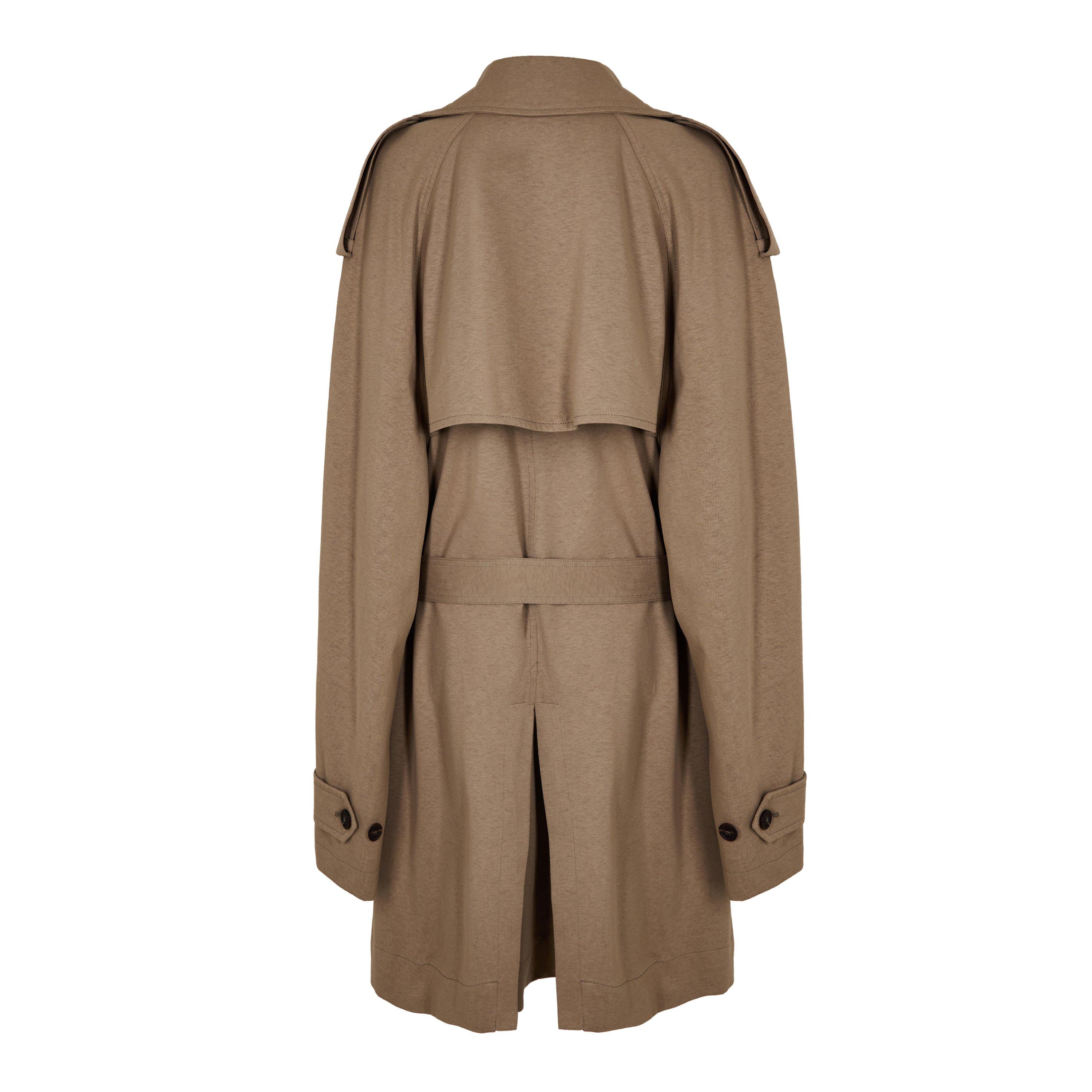 Explorer Beige - Balenciaga - Women's Bal Cropped Trench Coat - 2