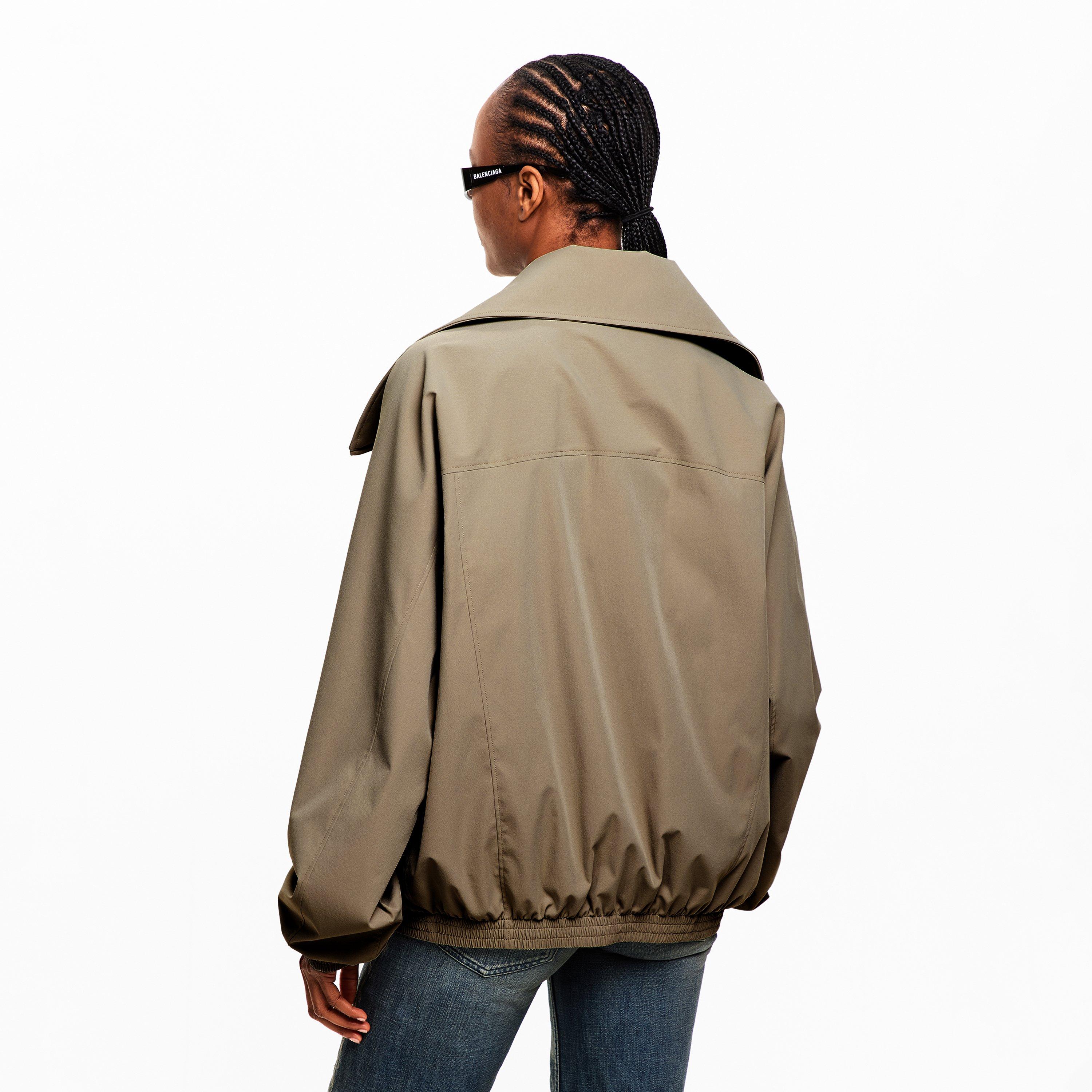 Dune - Balenciaga - Women's Bal High Collar Varsity Jacket - 4