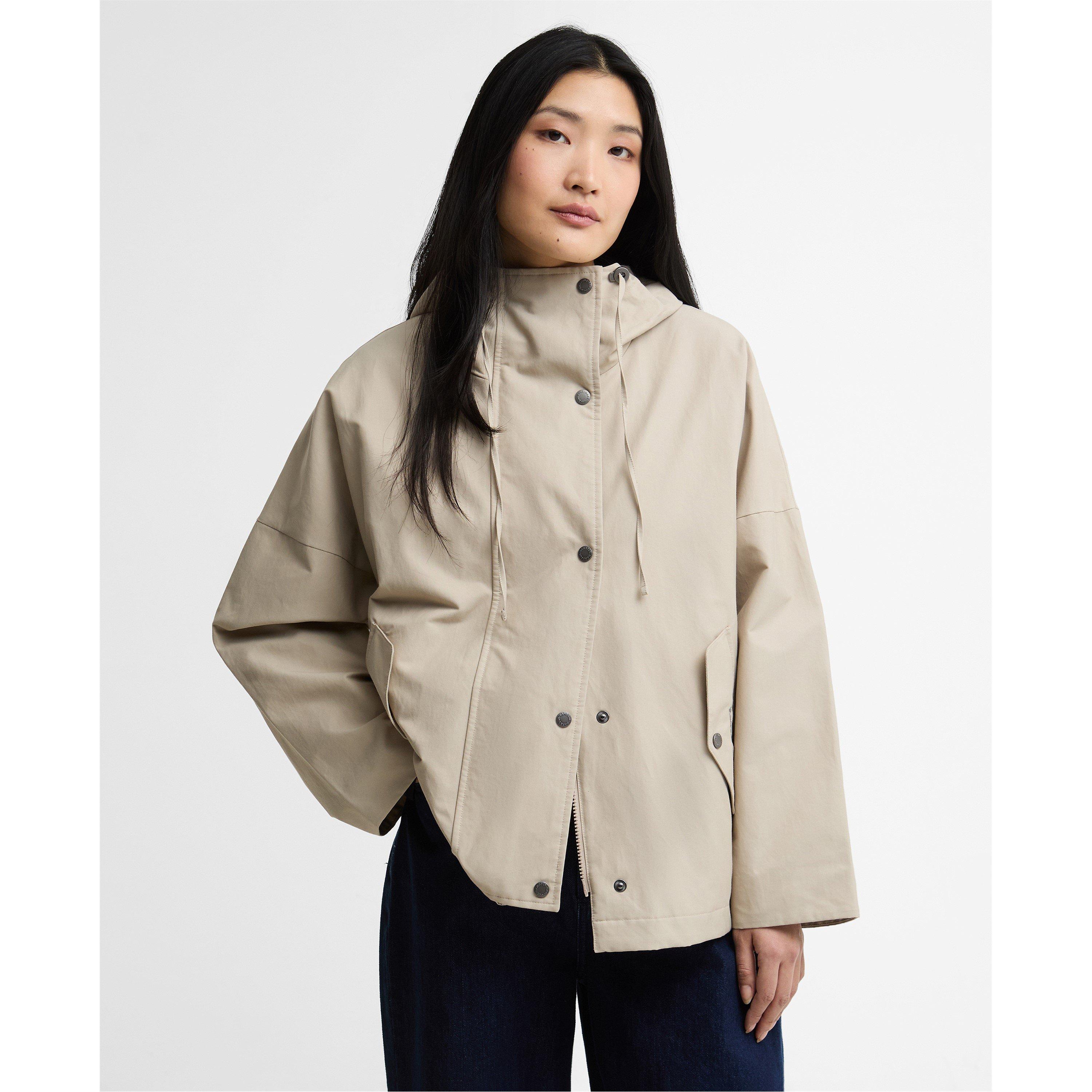 LSand/Navy Gngh - Barbour - Women's Mac - 2