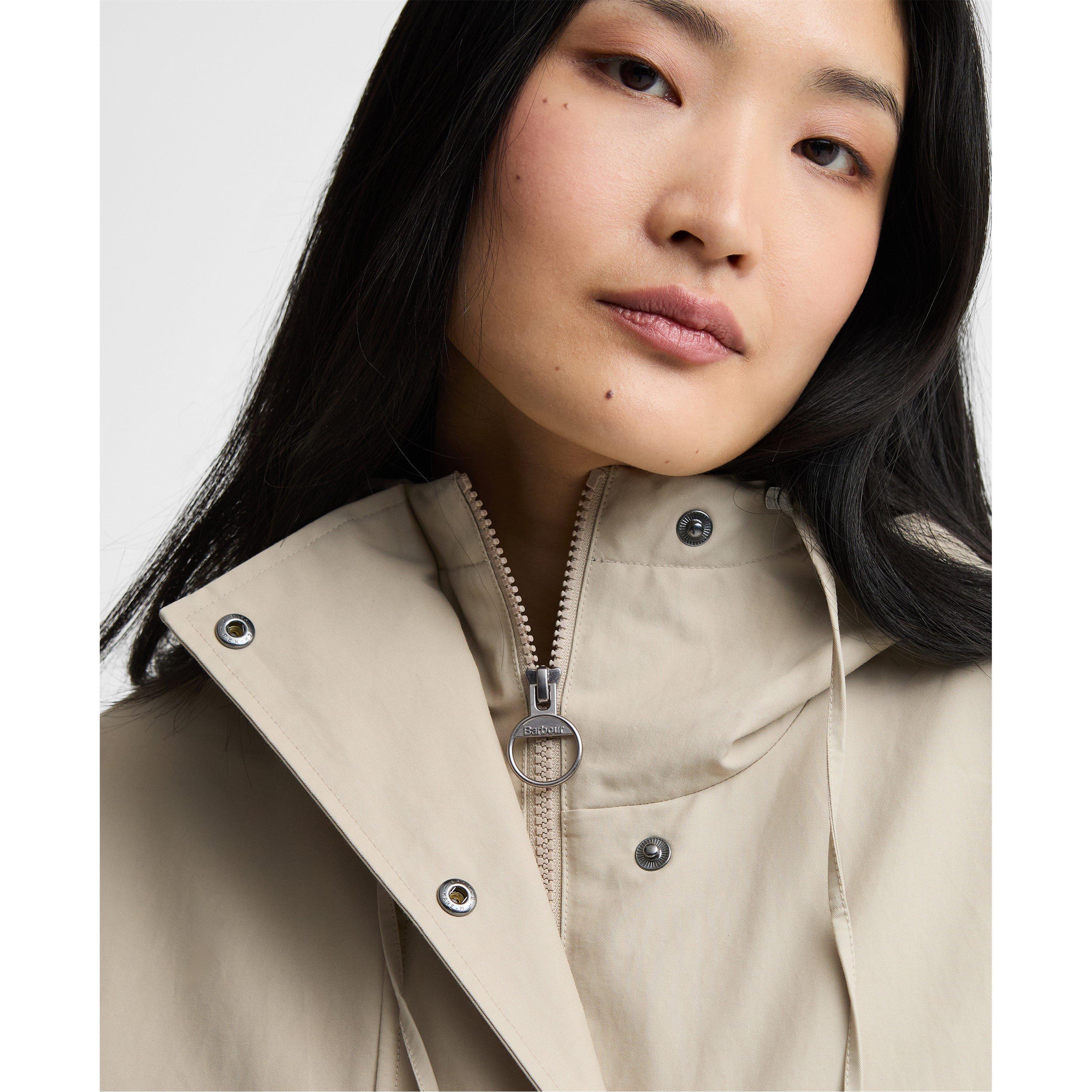 LSand/Navy Gngh - Barbour - Women's Mac - 4