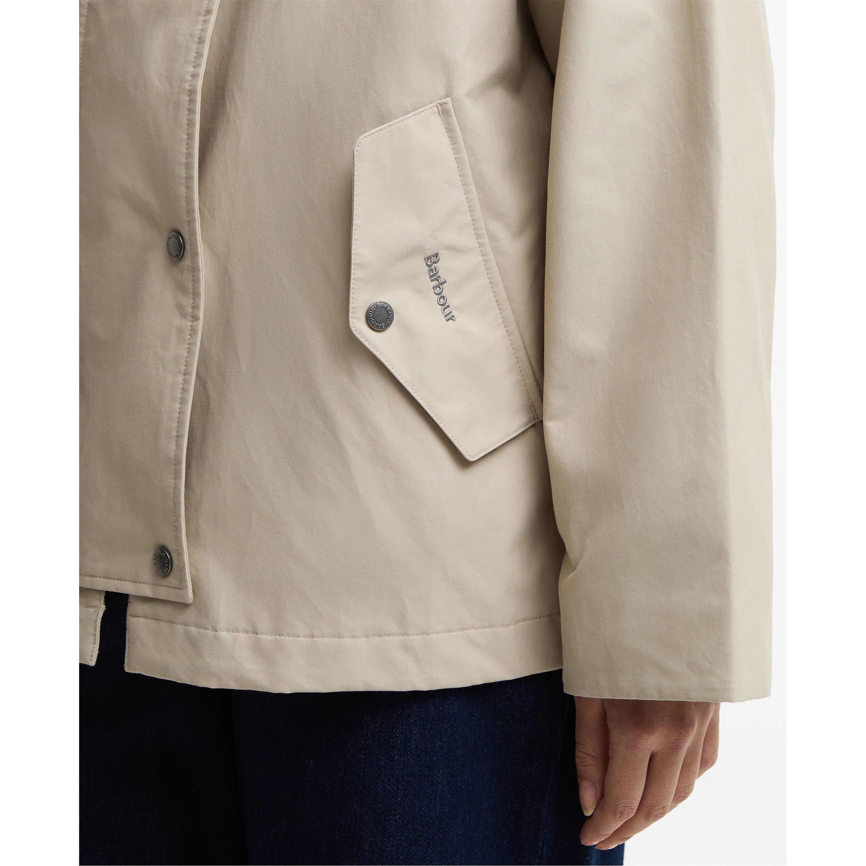 LSand/Navy Gngh - Barbour - Women's Mac - 5
