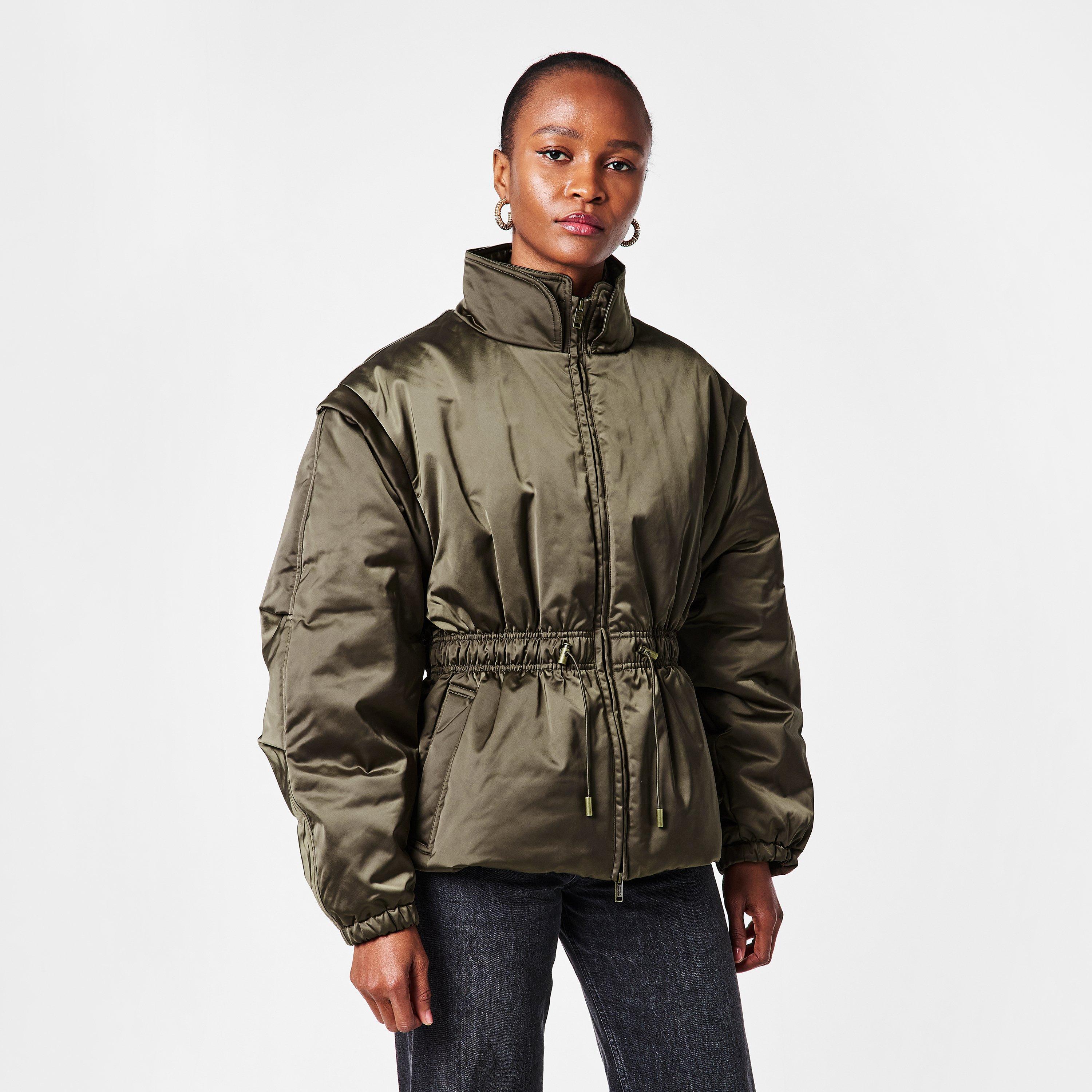 Khaki 67KI - Marant Etoile - Women's Dastyni Short Puffer Jacket - 3