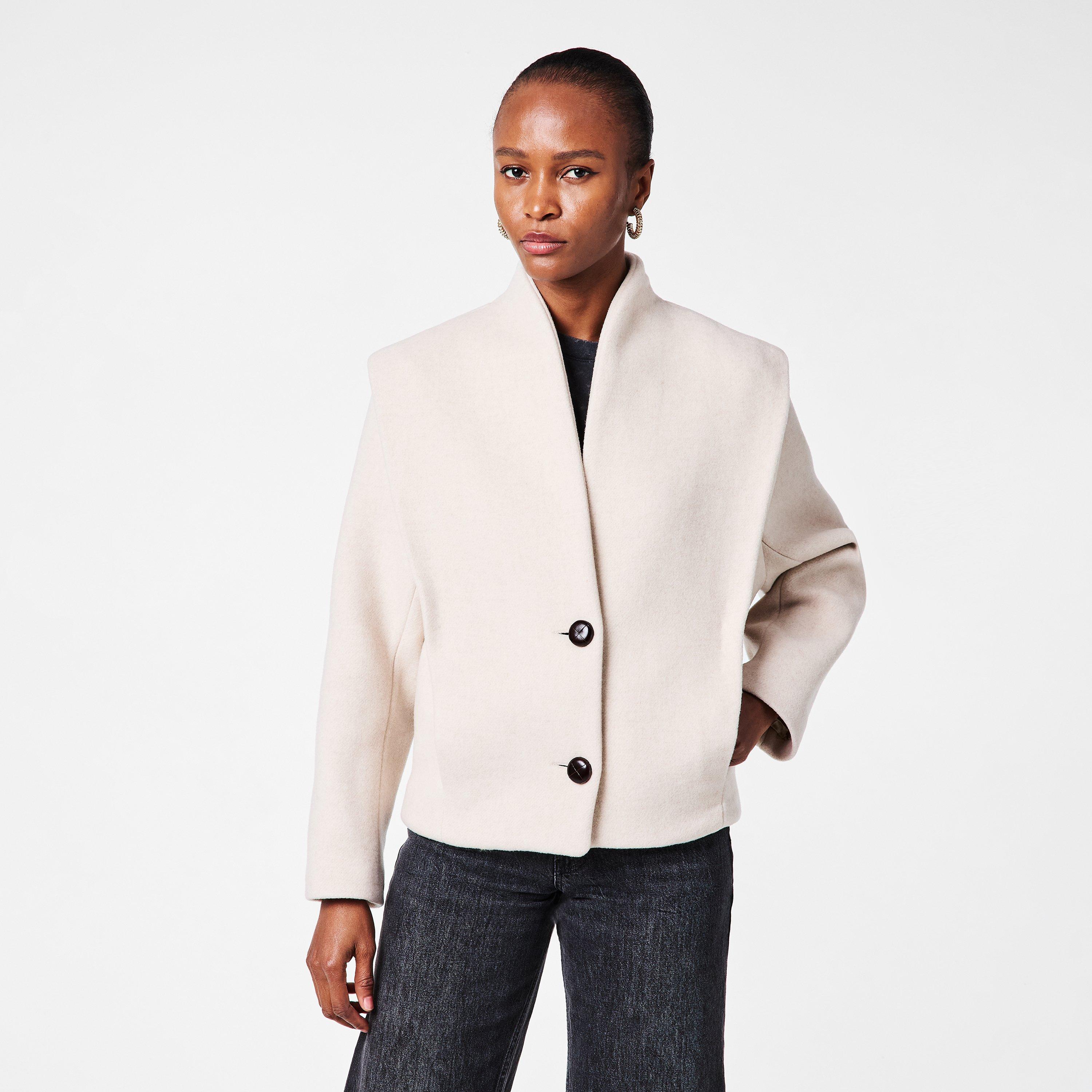 Ecru 23EC - Isabel Marant - Women's Dyogo Pea Coat - 3