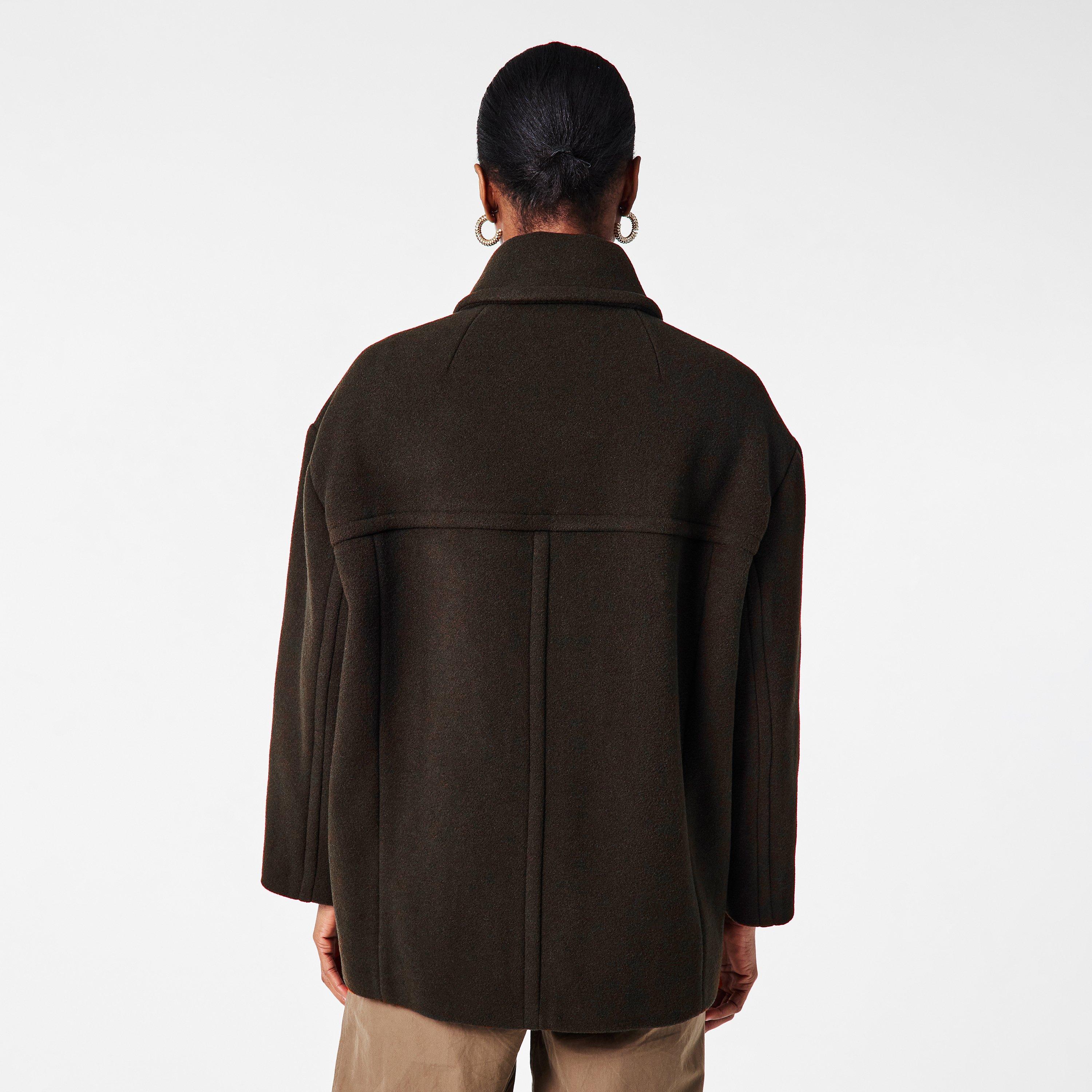 Dark Khaki 67DK - Isabel Marant - Women's Pea Coat - 4