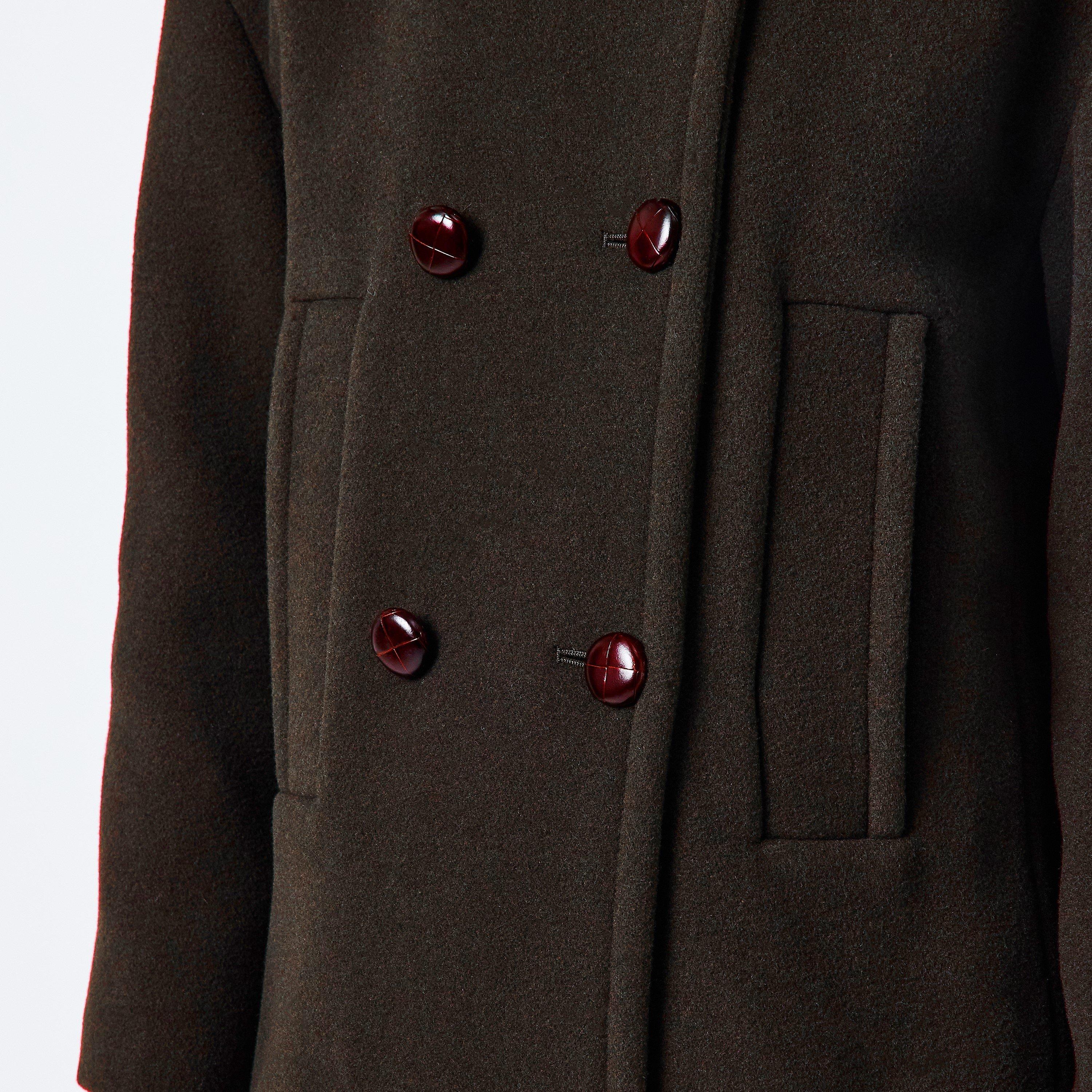 Dark Khaki 67DK - Isabel Marant - Women's Pea Coat - 5