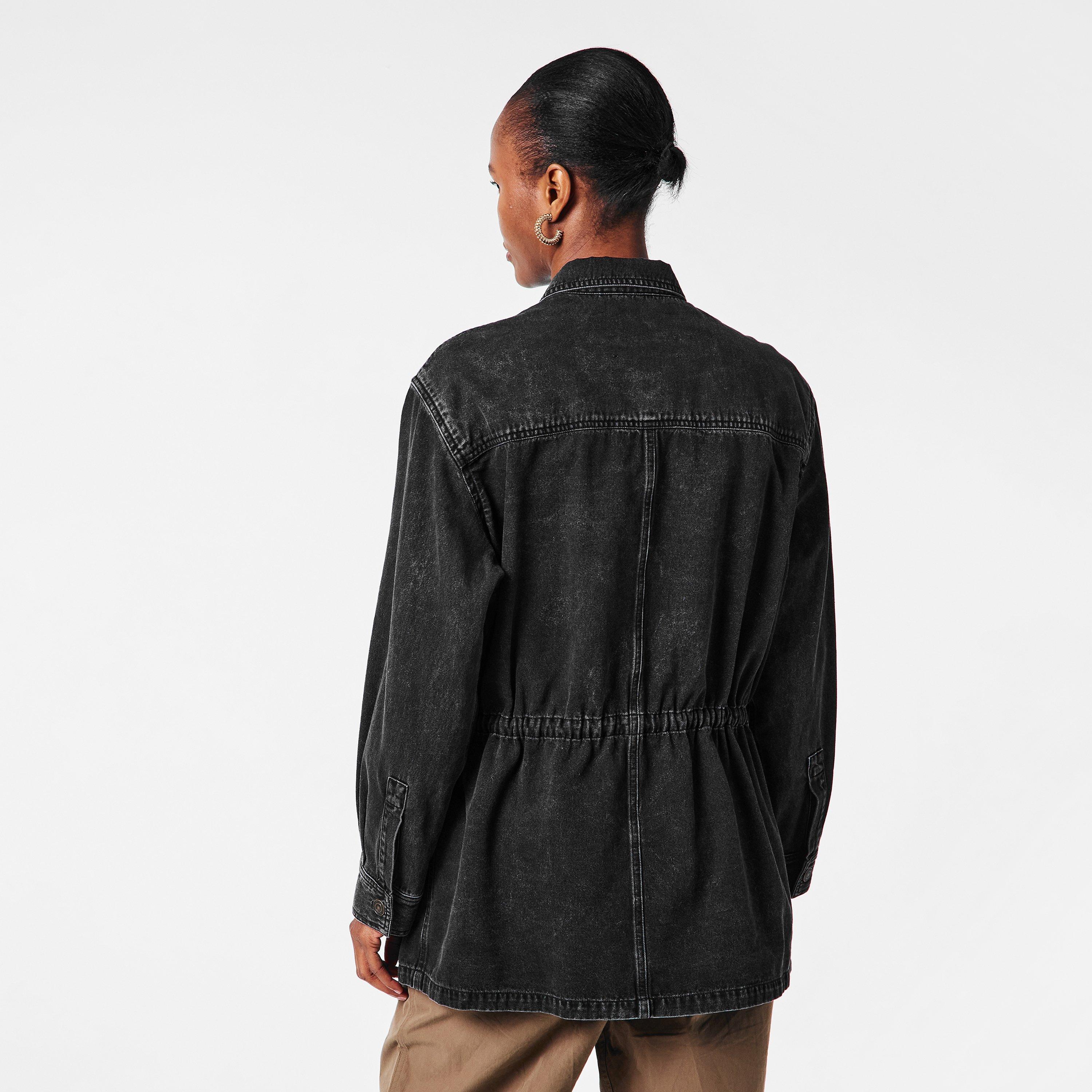 Vint Black 01VB - Marant Etoile - Women's Nossia Denim Jacket - 4