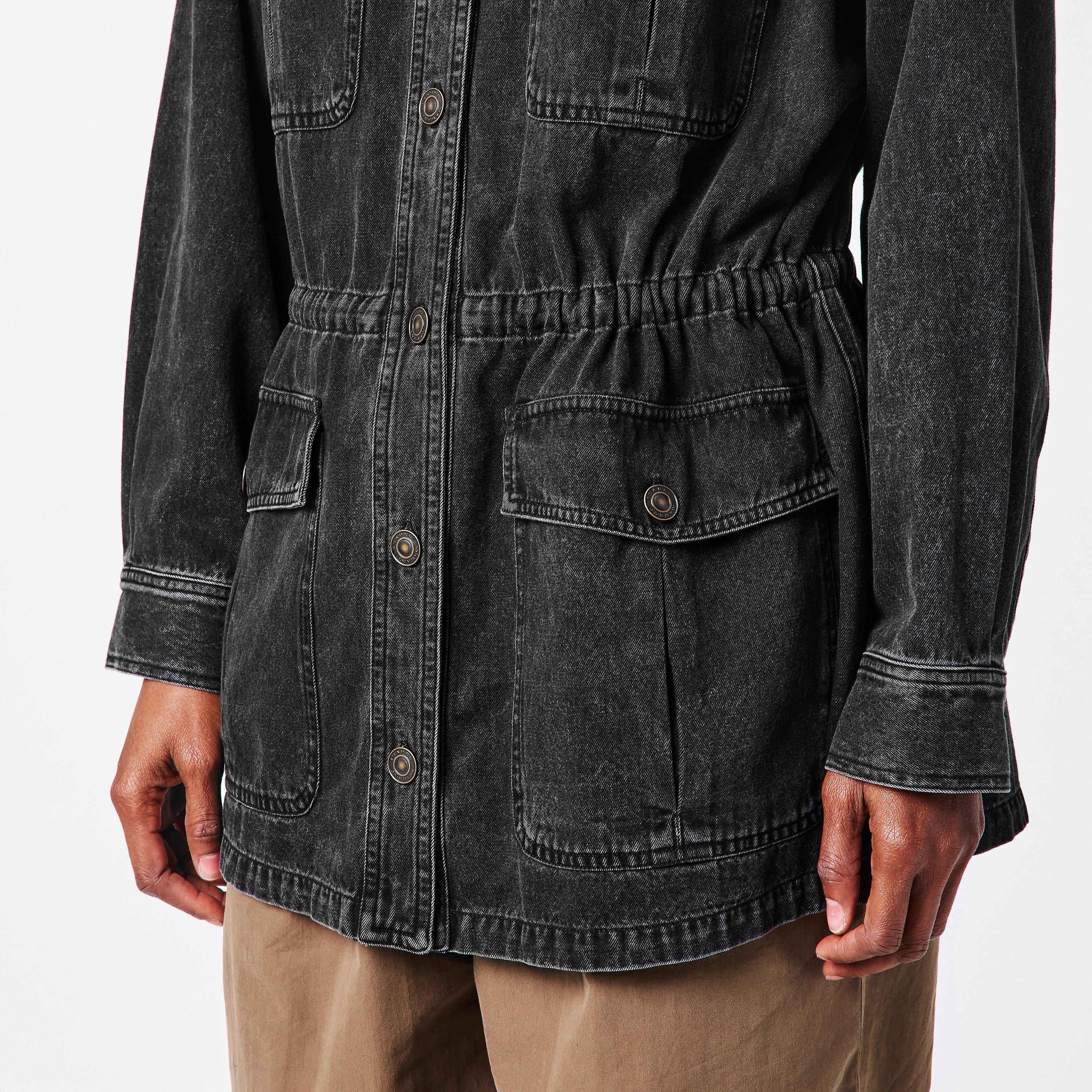 Vint Black 01VB - Marant Etoile - Women's Nossia Denim Jacket - 5