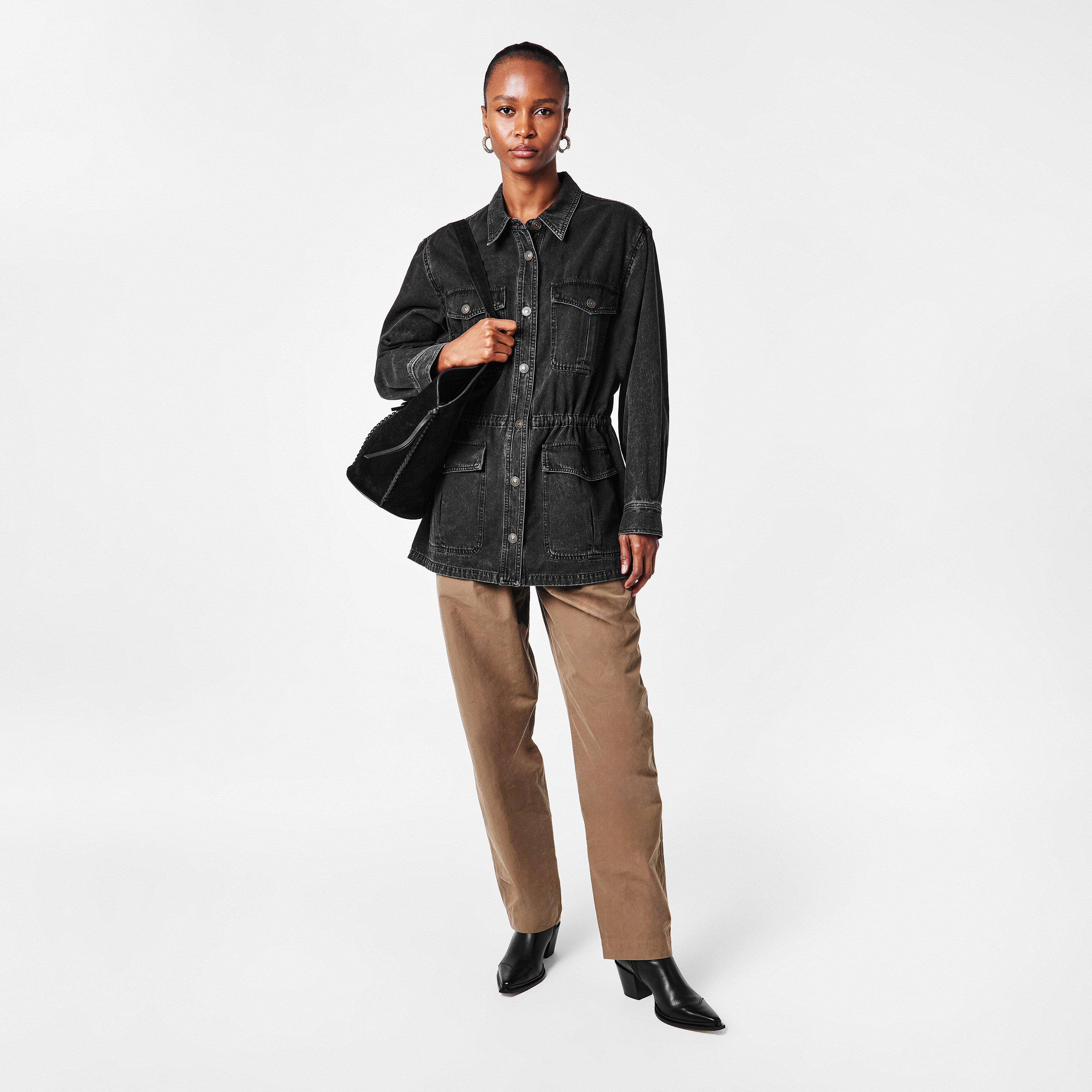 Vint Black 01VB - Marant Etoile - Women's Nossia Denim Jacket - 6