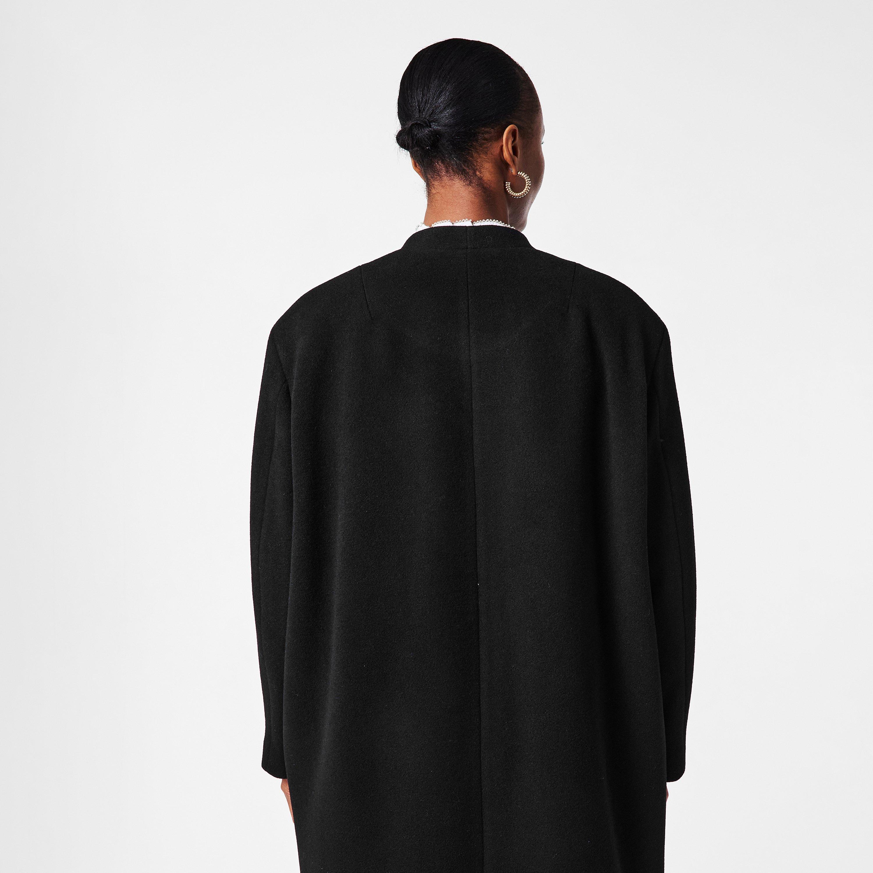 Black 01BK - Isabel Marant - Women's Florane Ct Overcoat - 4