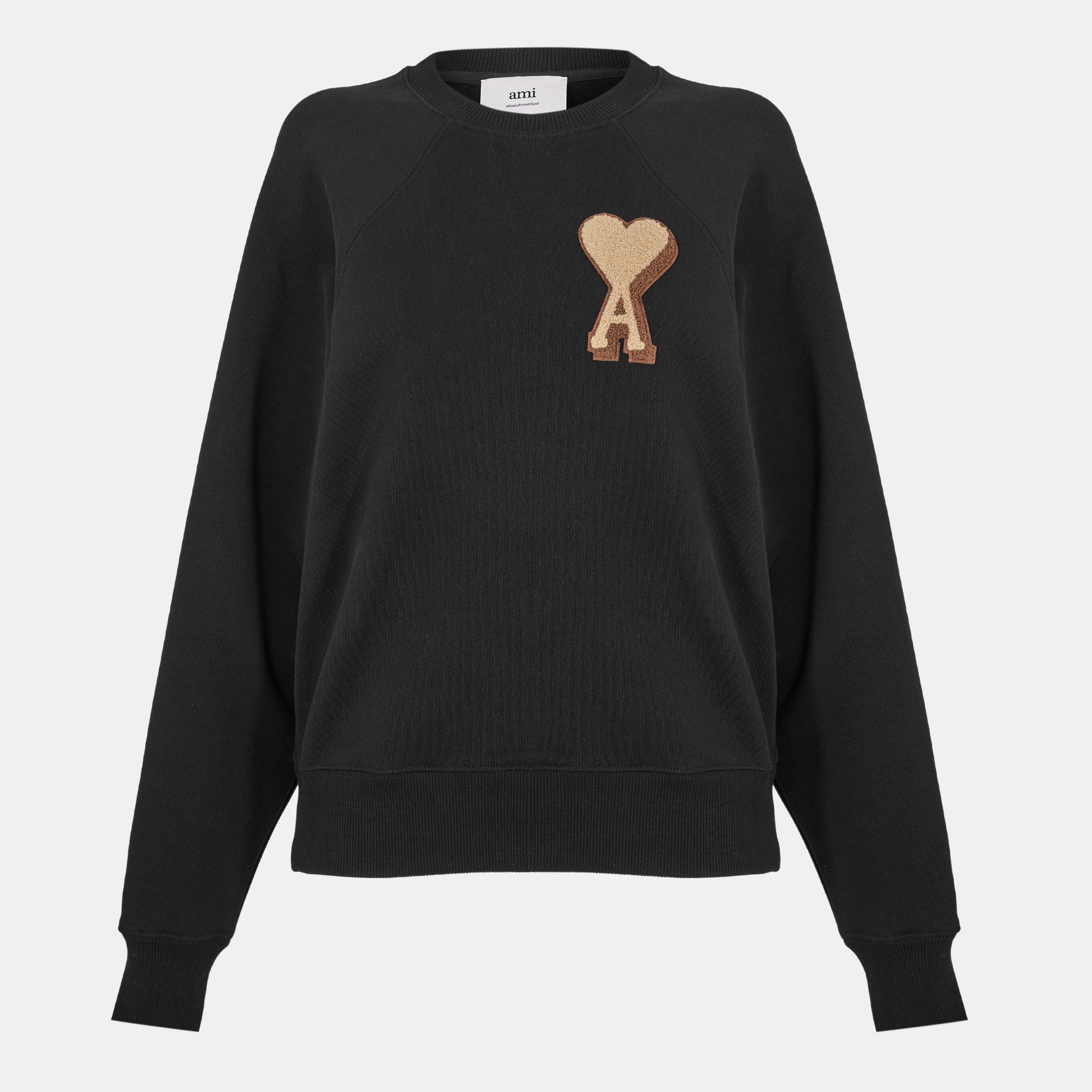 Black - Ami Paris - Ami Patch ADC Swt Ld54 - 1