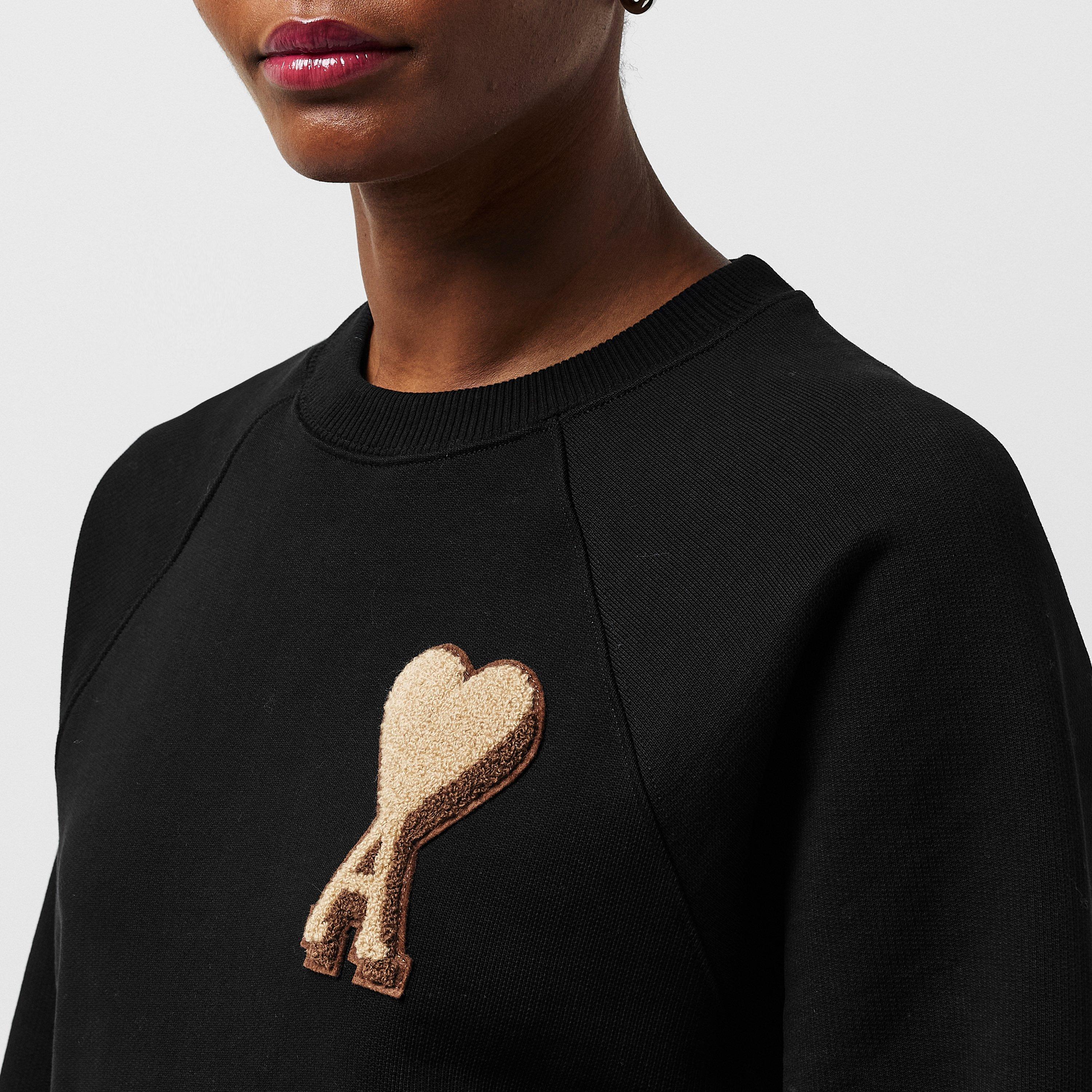 Black - Ami Paris - Ami Patch ADC Swt Ld54 - 5