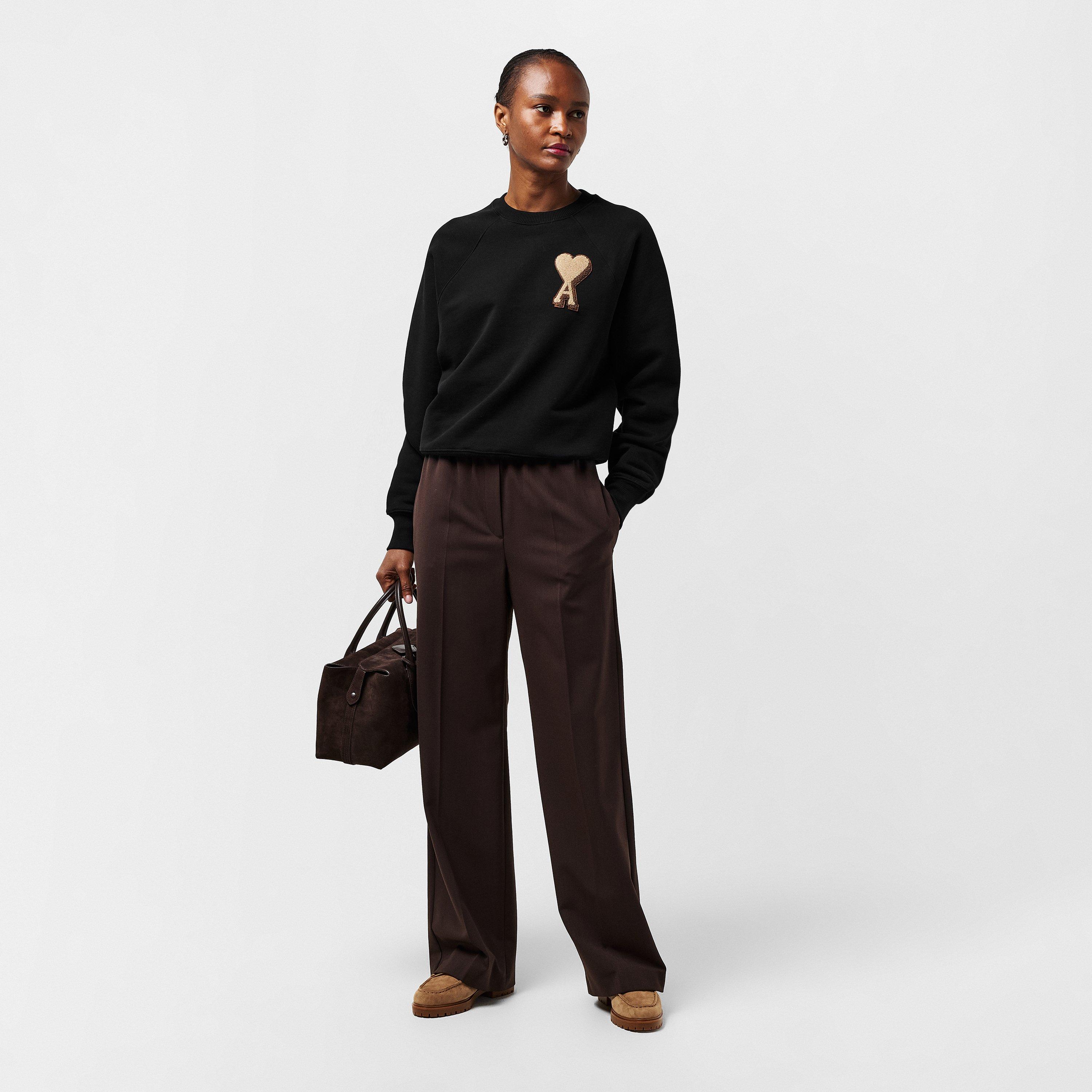 Black - Ami Paris - Ami Patch ADC Swt Ld54 - 6