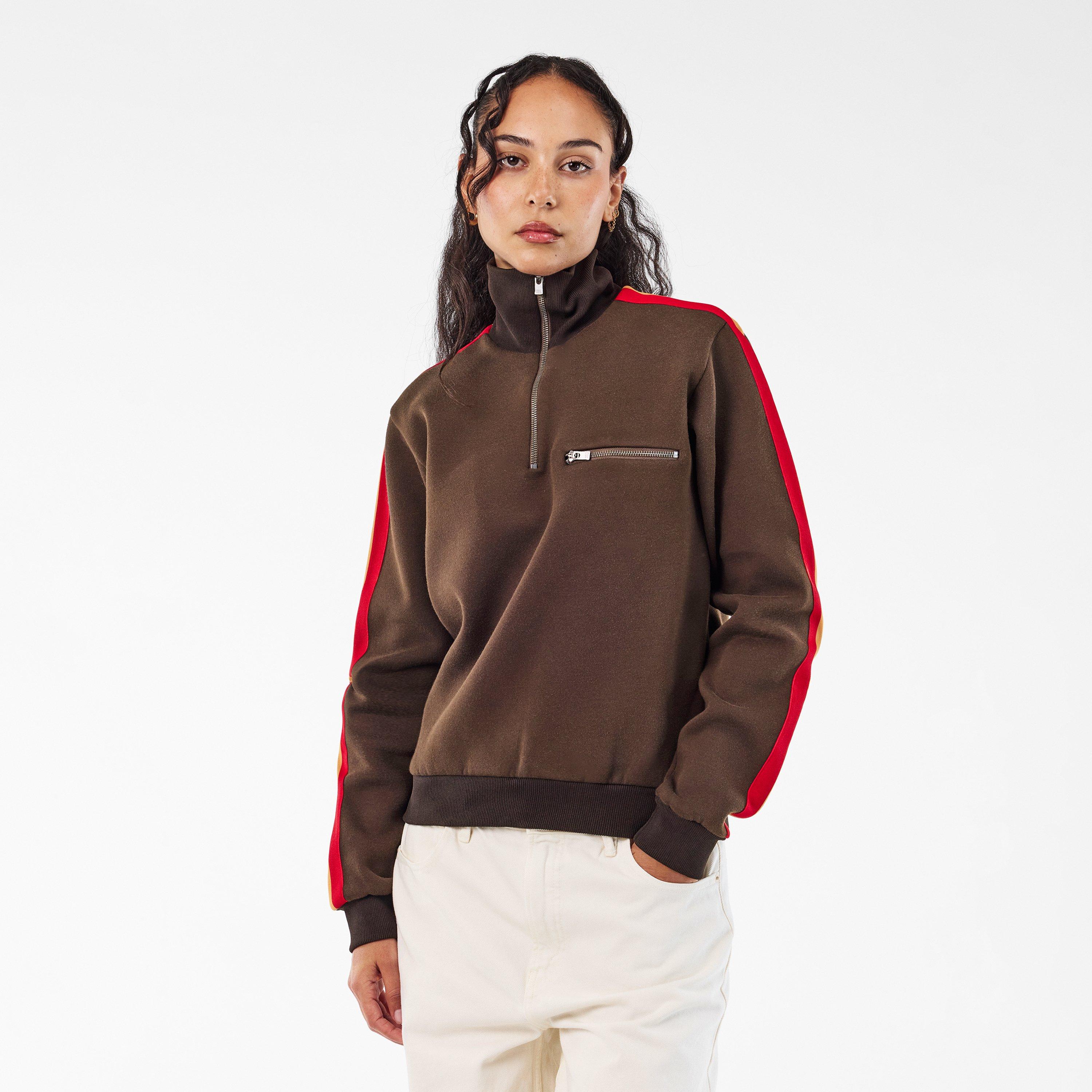 Dark Brown - Maison Margiela - Women's Crew Sweatshirt - 3