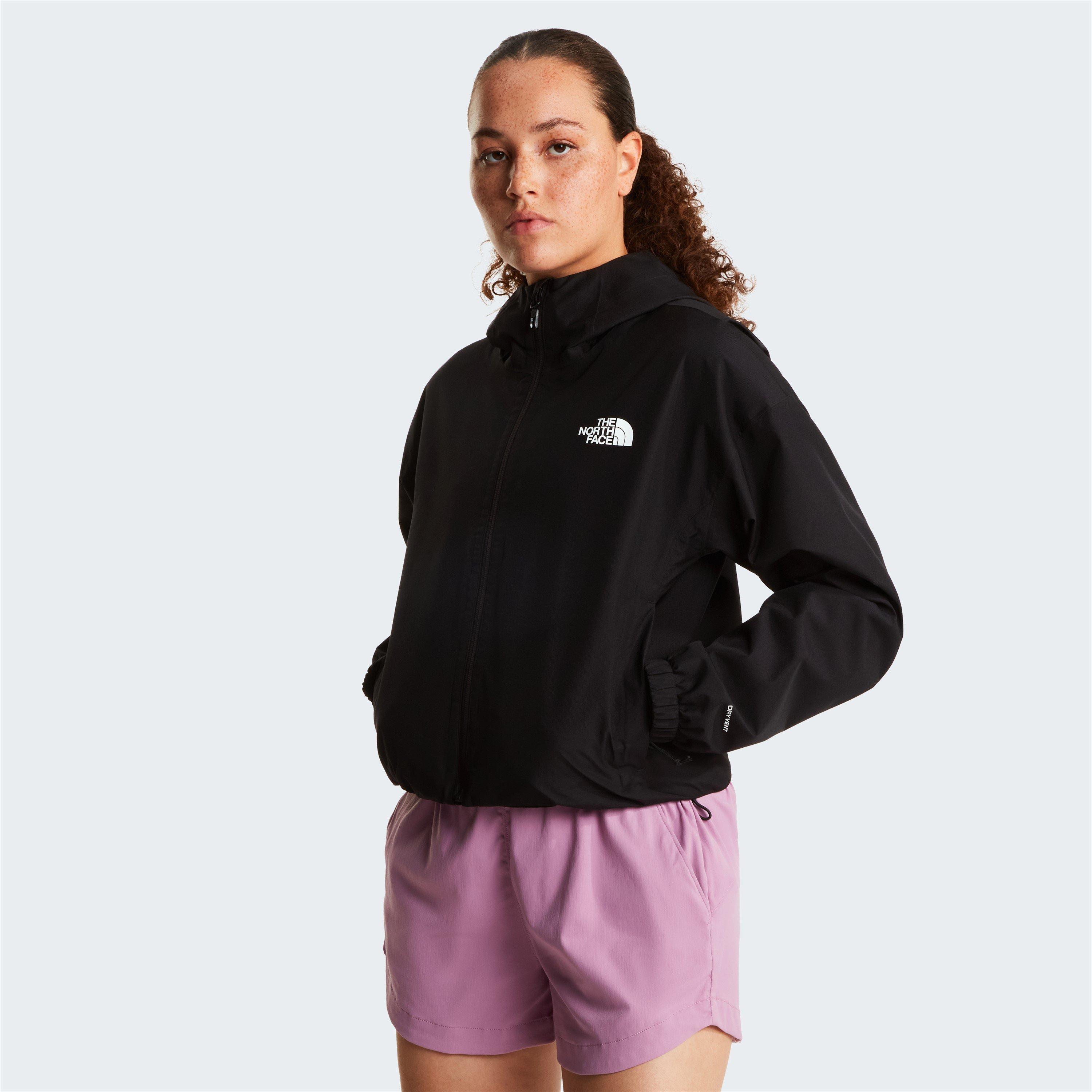 Black - The North Face - Quest DryVent™ Mono Cropped Jacket Womens - 3