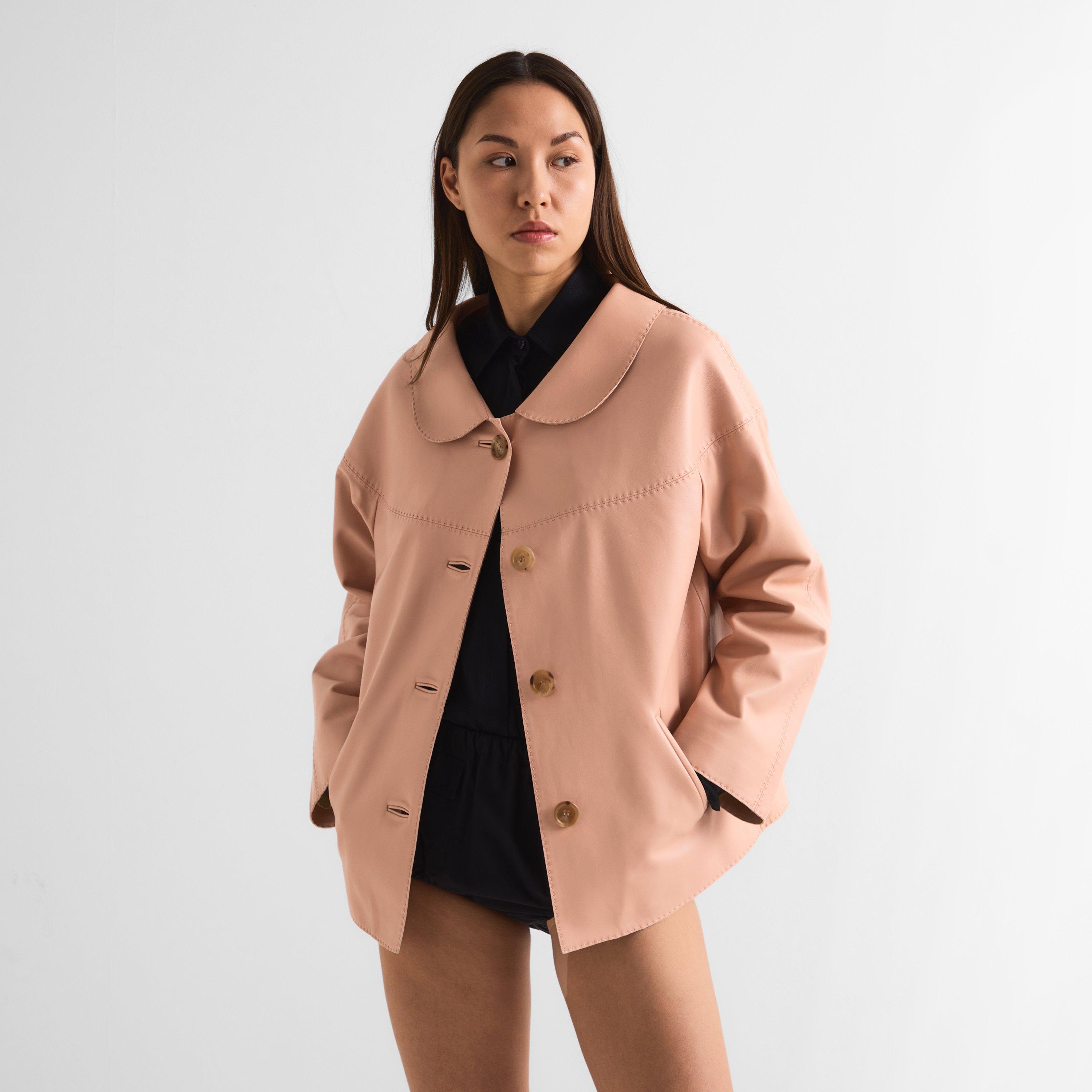 Albicocca - Prada - Women's Leather Jacket - 3