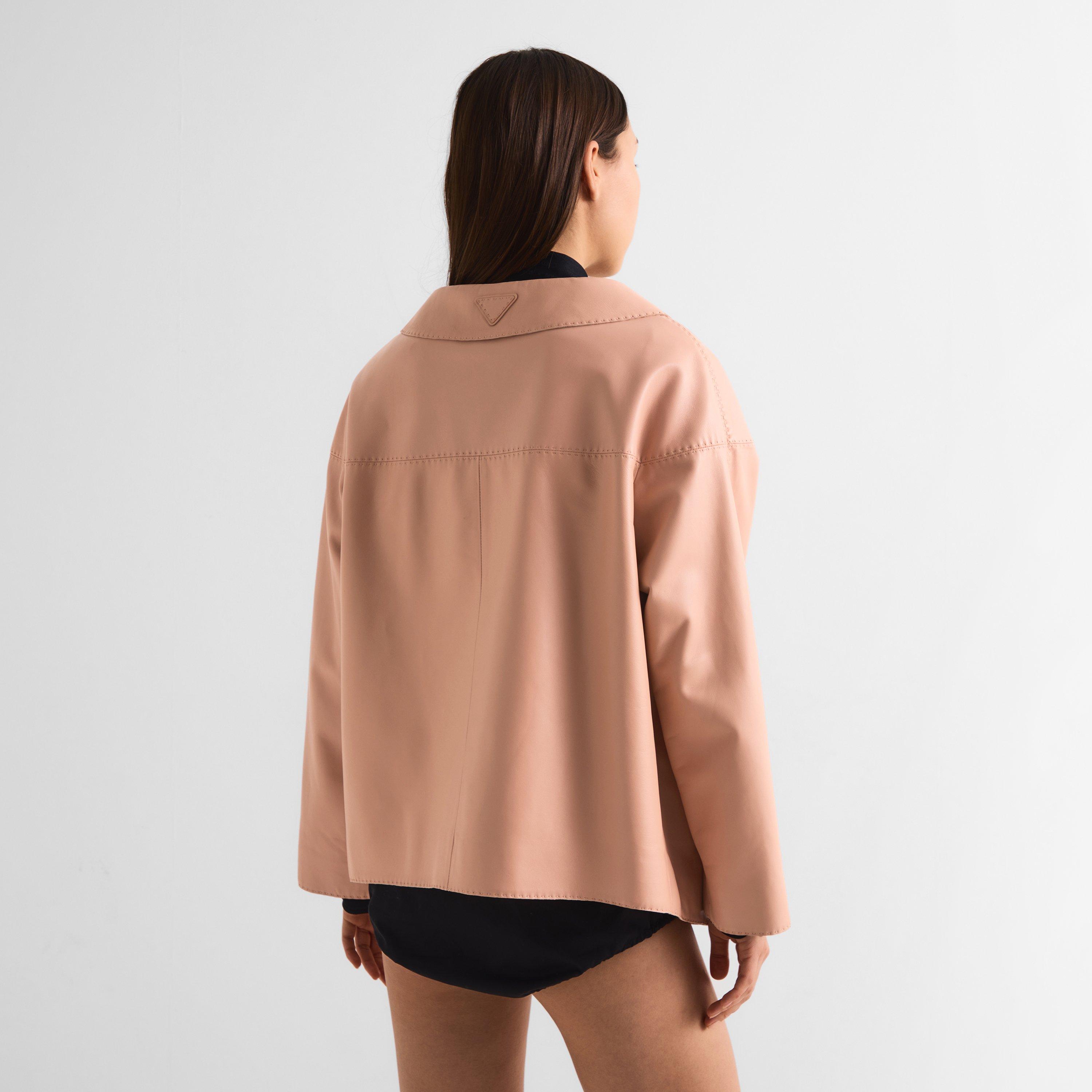 Albicocca - Prada - Women's Leather Jacket - 4