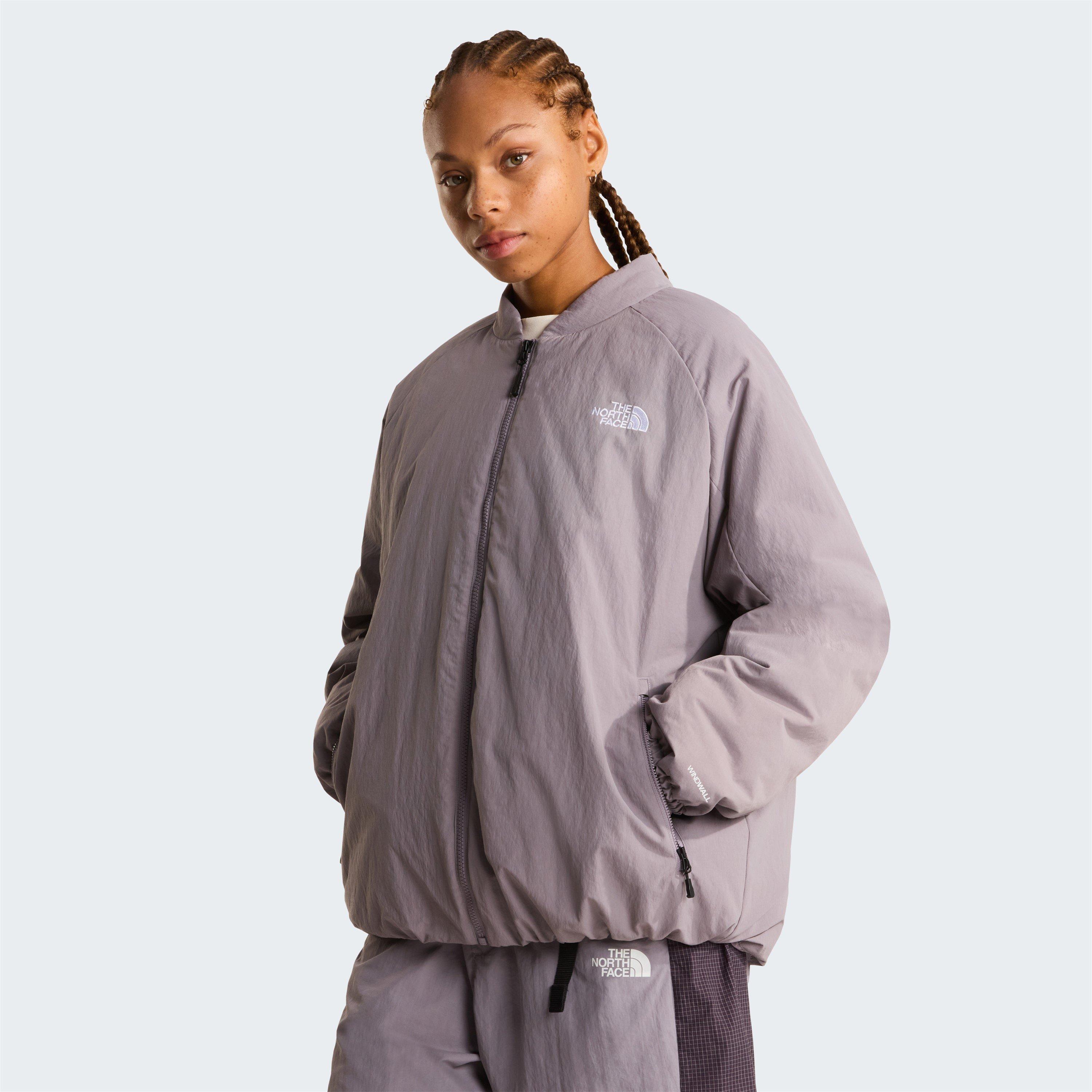 Trans Grey - The North Face - NSE Bomber Jacket Womens - 3