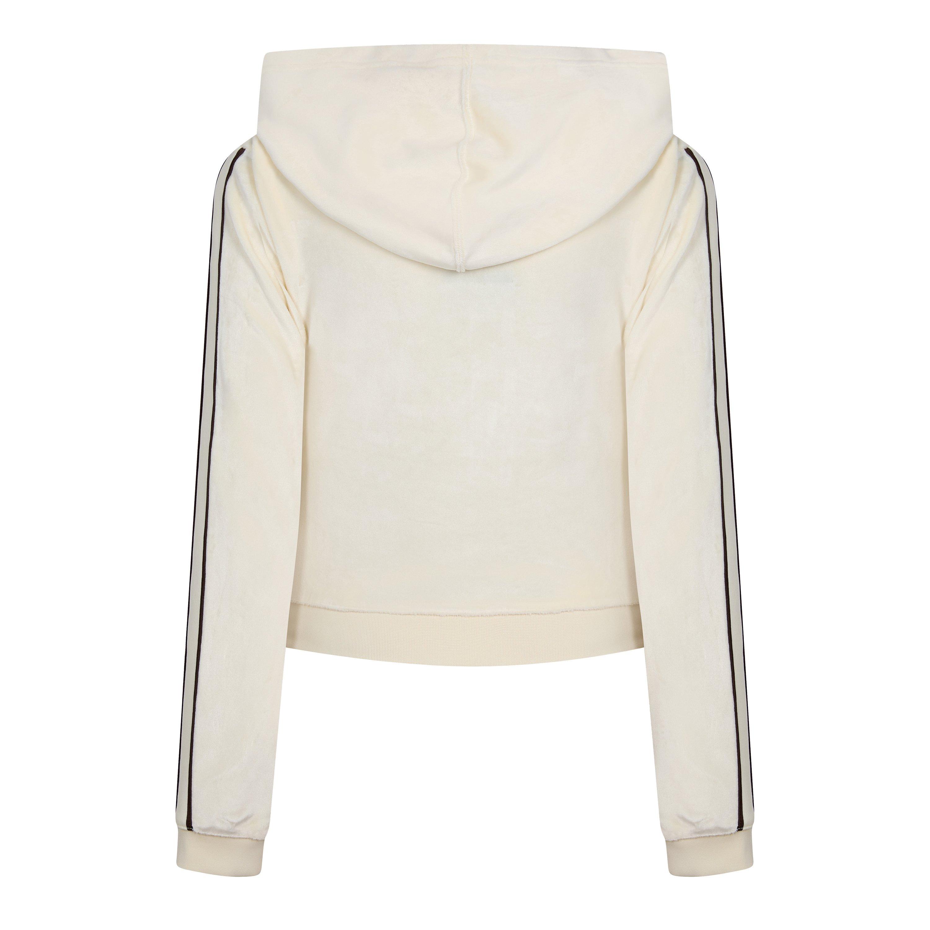 Coconut Milk - Nike - Womens Velour Track Top - 2