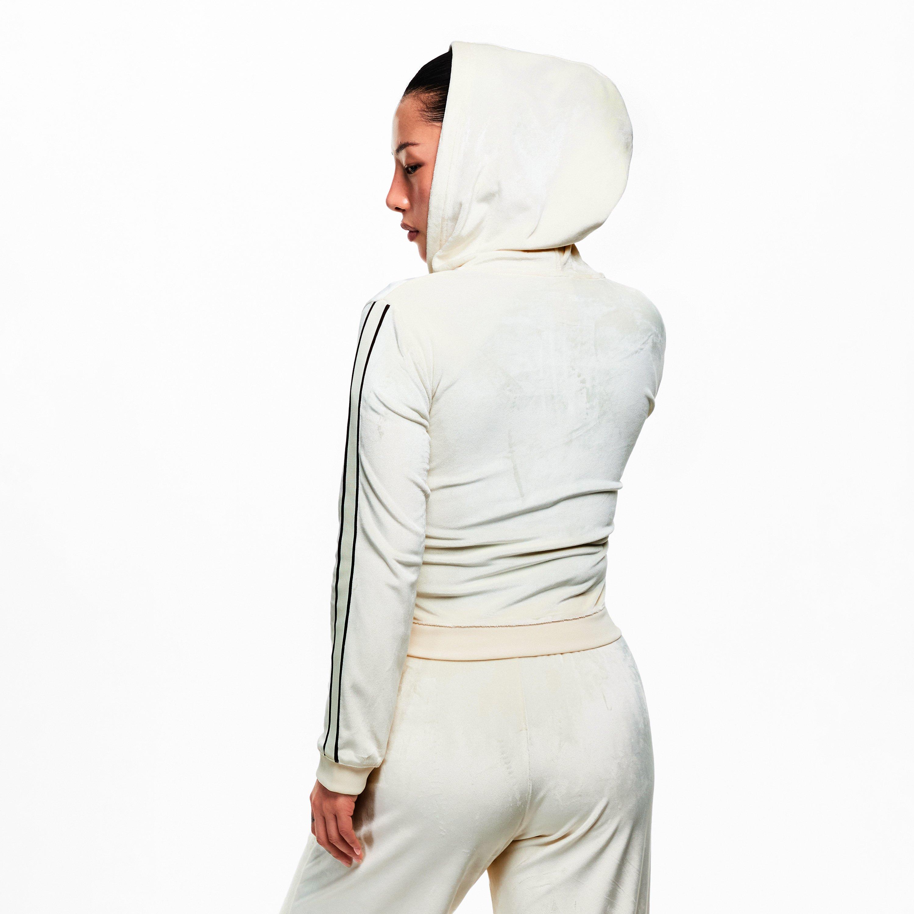 Coconut Milk - Nike - Womens Velour Track Top - 4